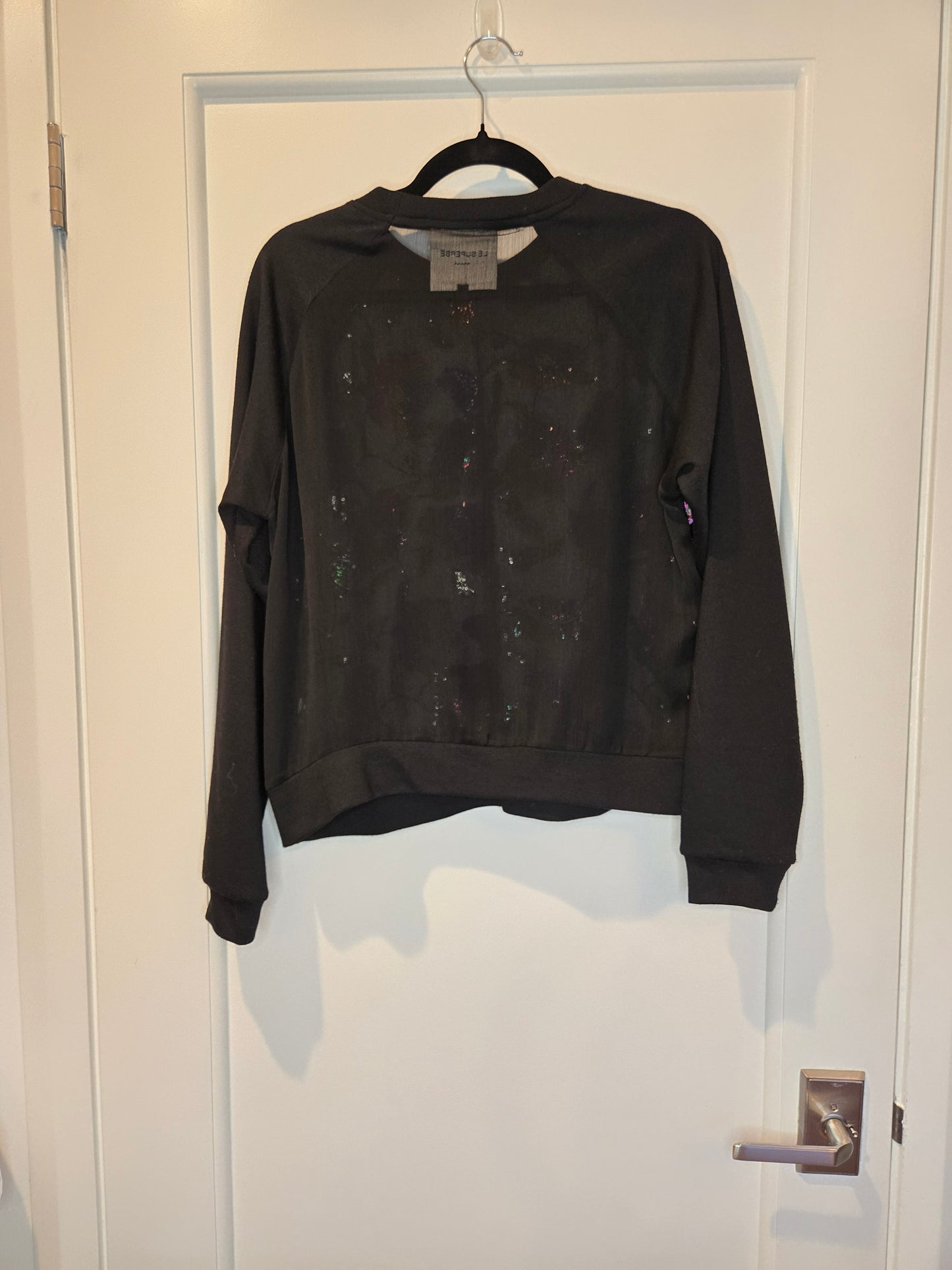 Le Superbe Glam Garden Sweatshirt Size: M