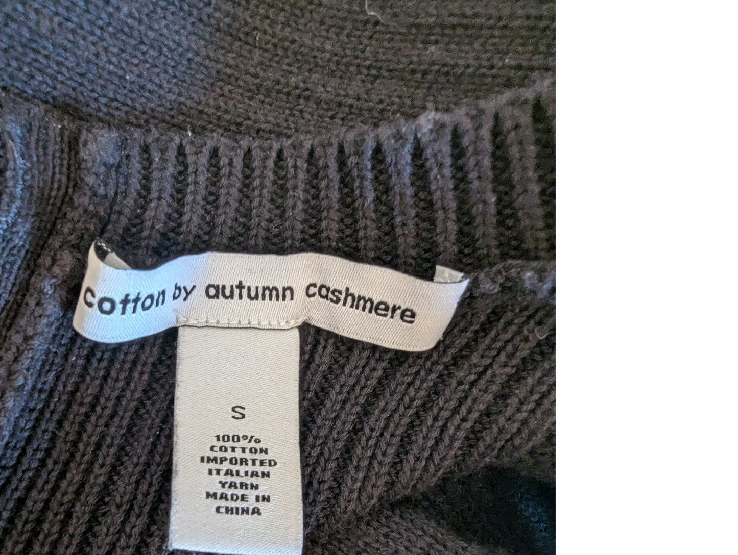 Cotton by Autumn Cashmere Size: S
