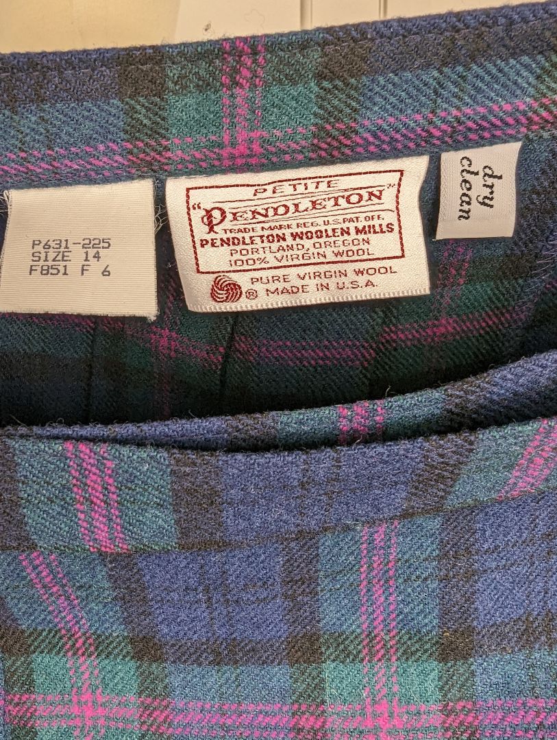 VINTAGE Pendleton Size: 6 Midi