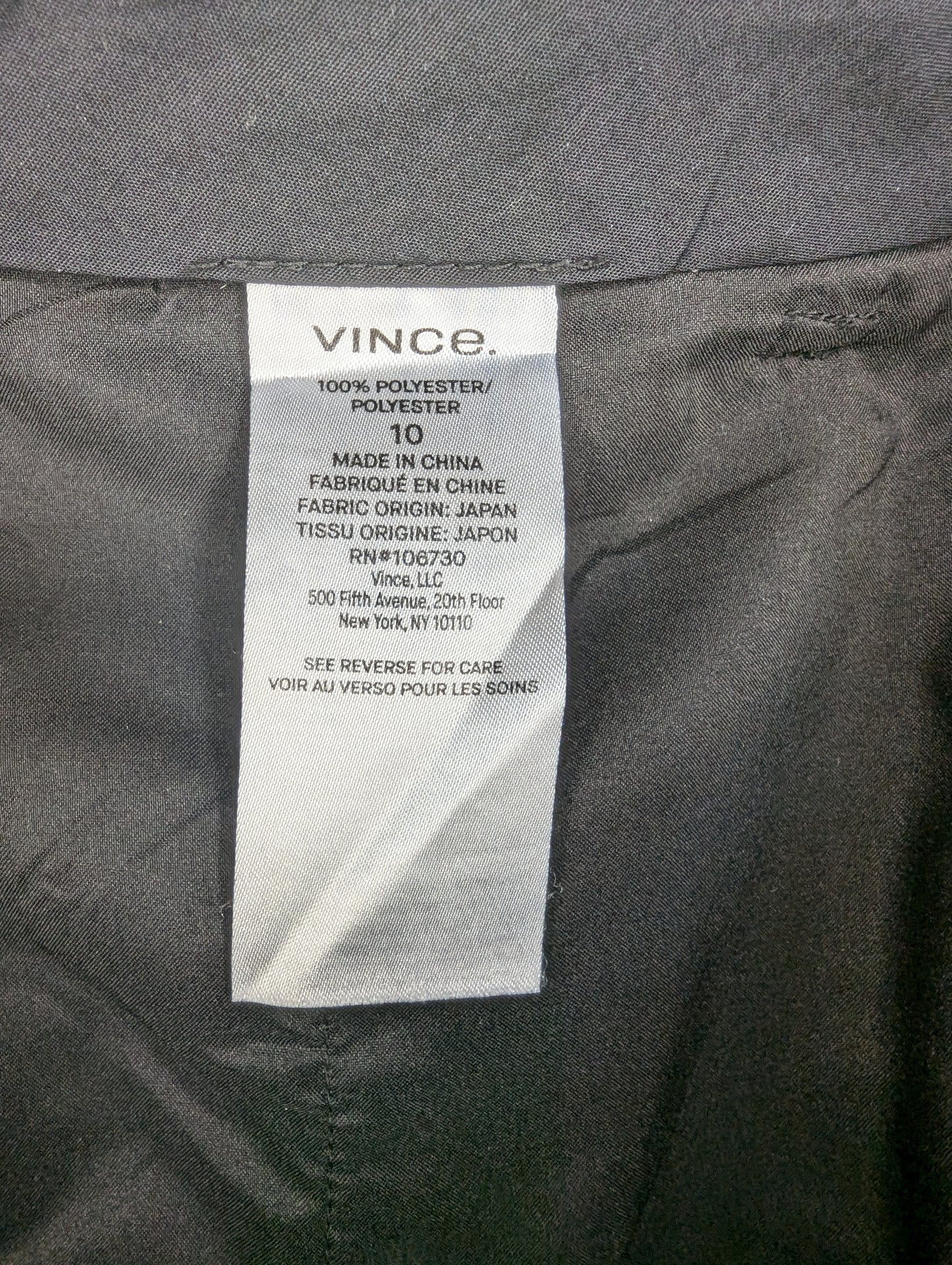 Vince Size: 10 Trouser