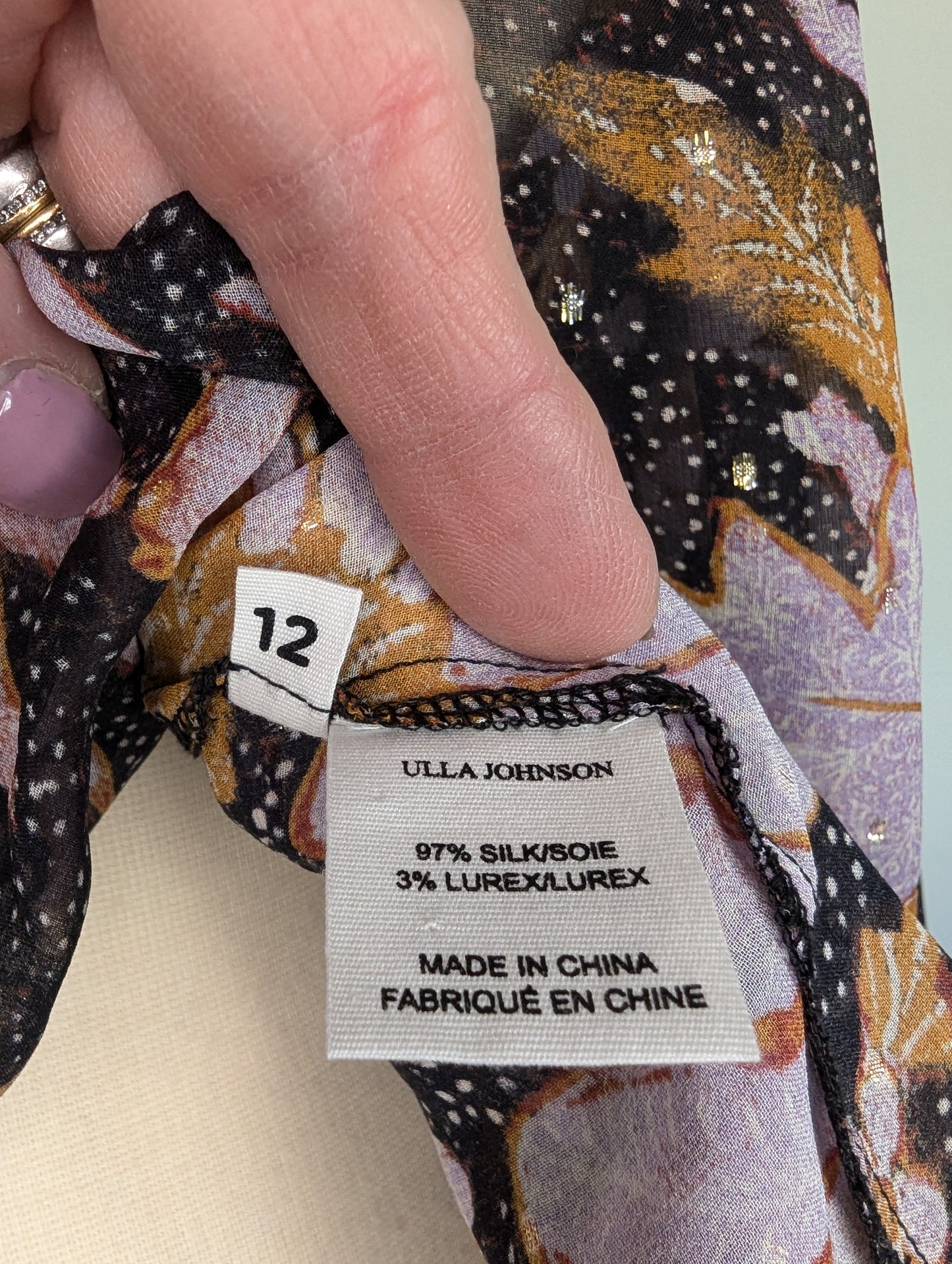 Ulla Johnson Size: 12 blouse