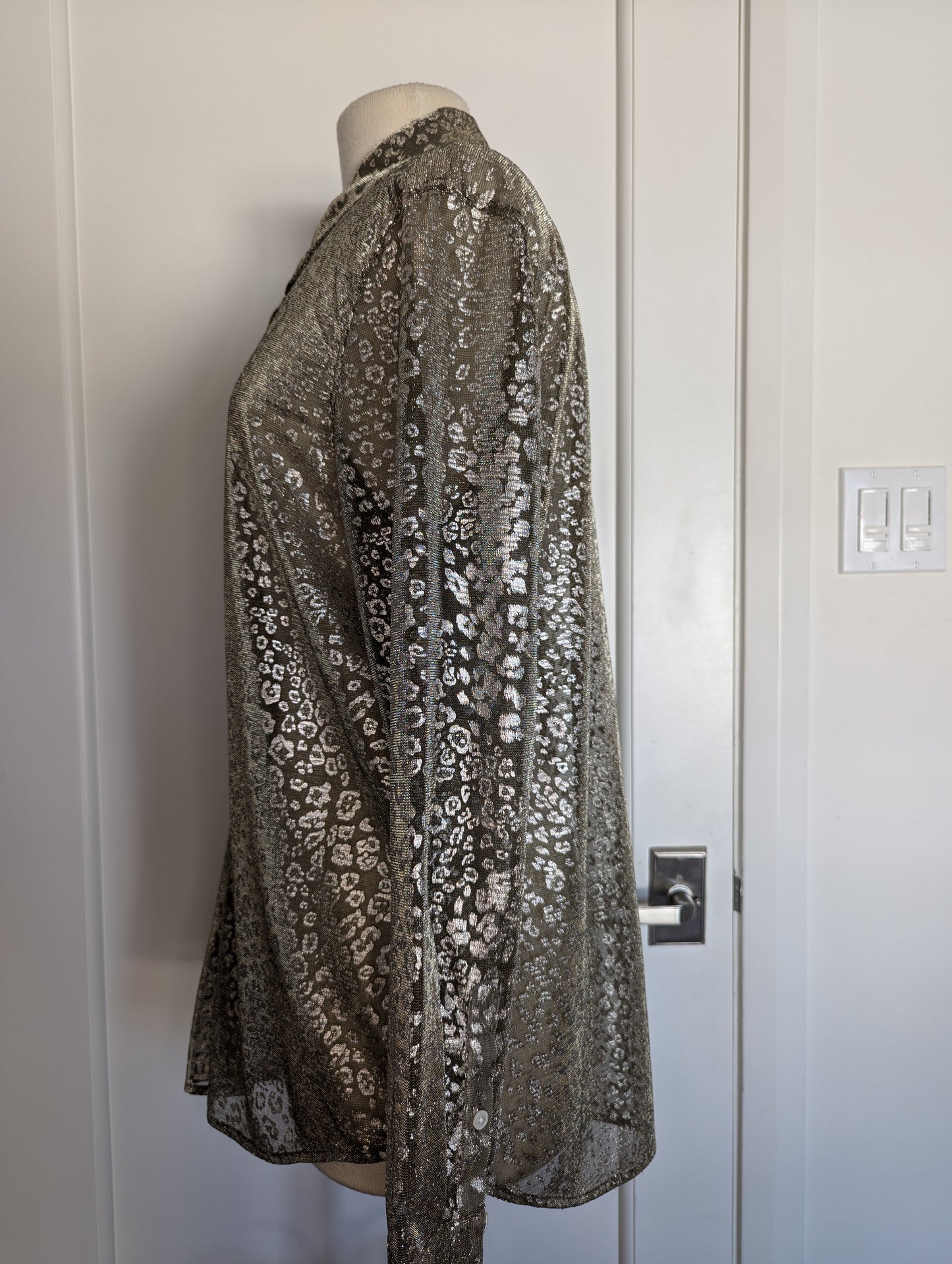 Equipment Size: XL Gold Blouse