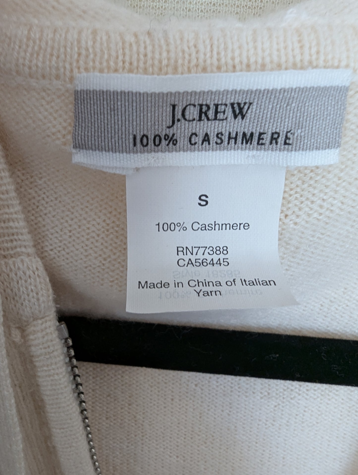 J. Crew Zip front hoodie Size: S
