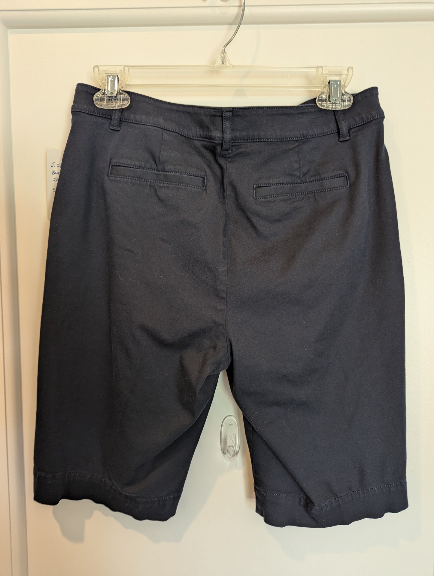 J. Jill Navy Bermuda Shorts Size: 4
