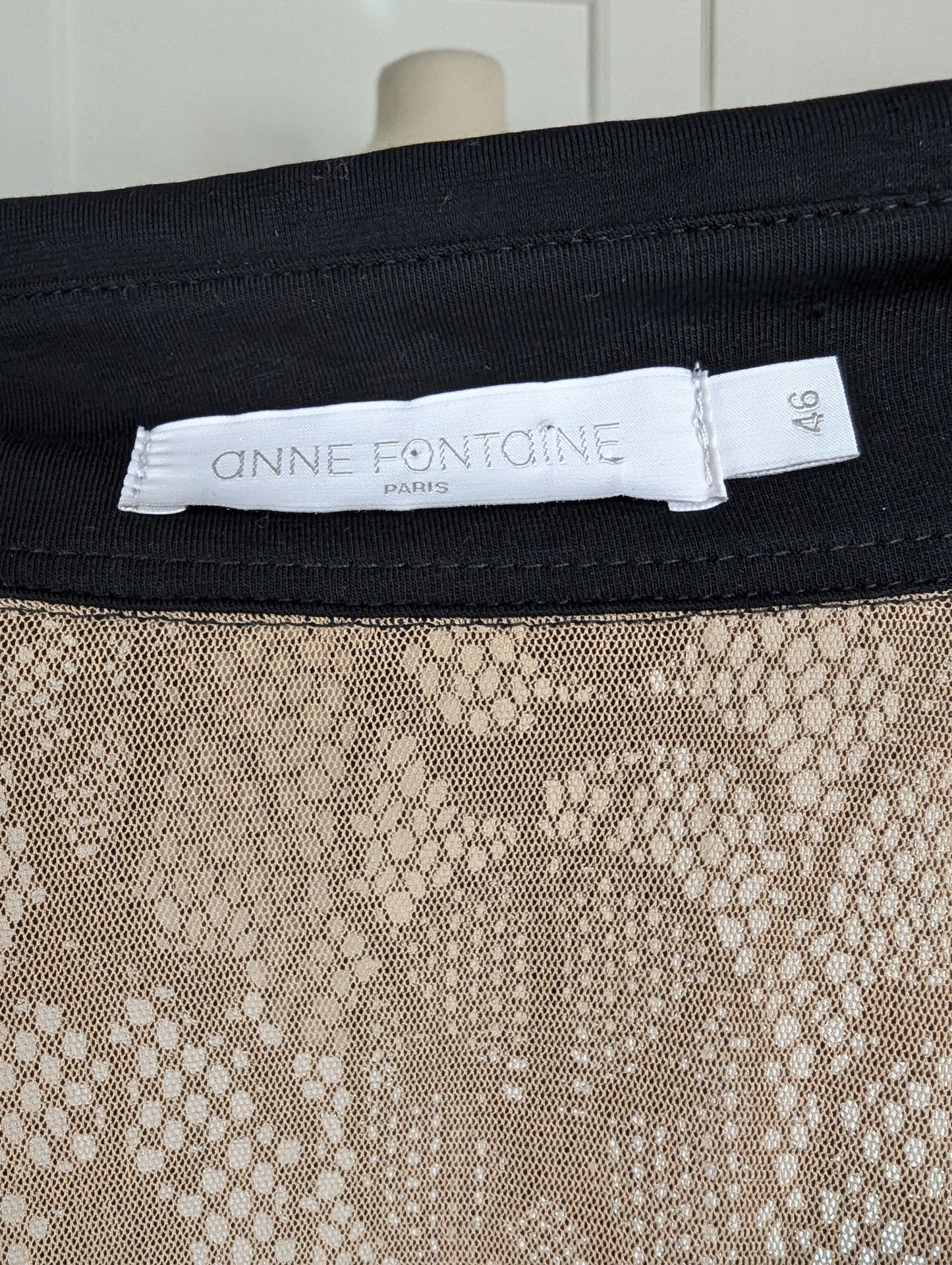 Anne Fontaine Lace Blouse Size: 46