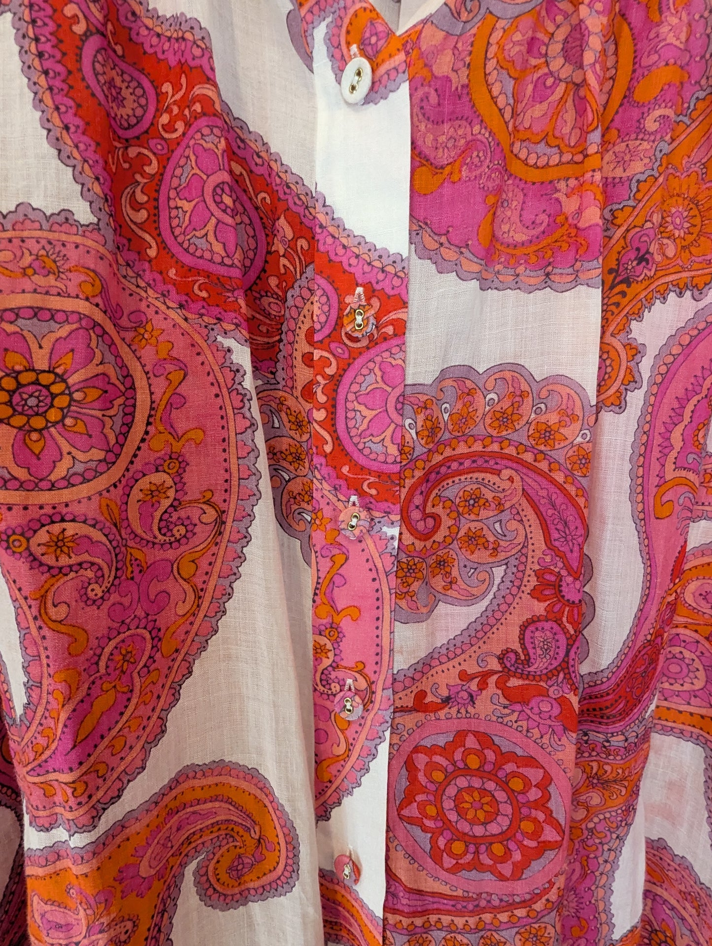 Zimmermann Paisley Pink Blouse Size: 3/L