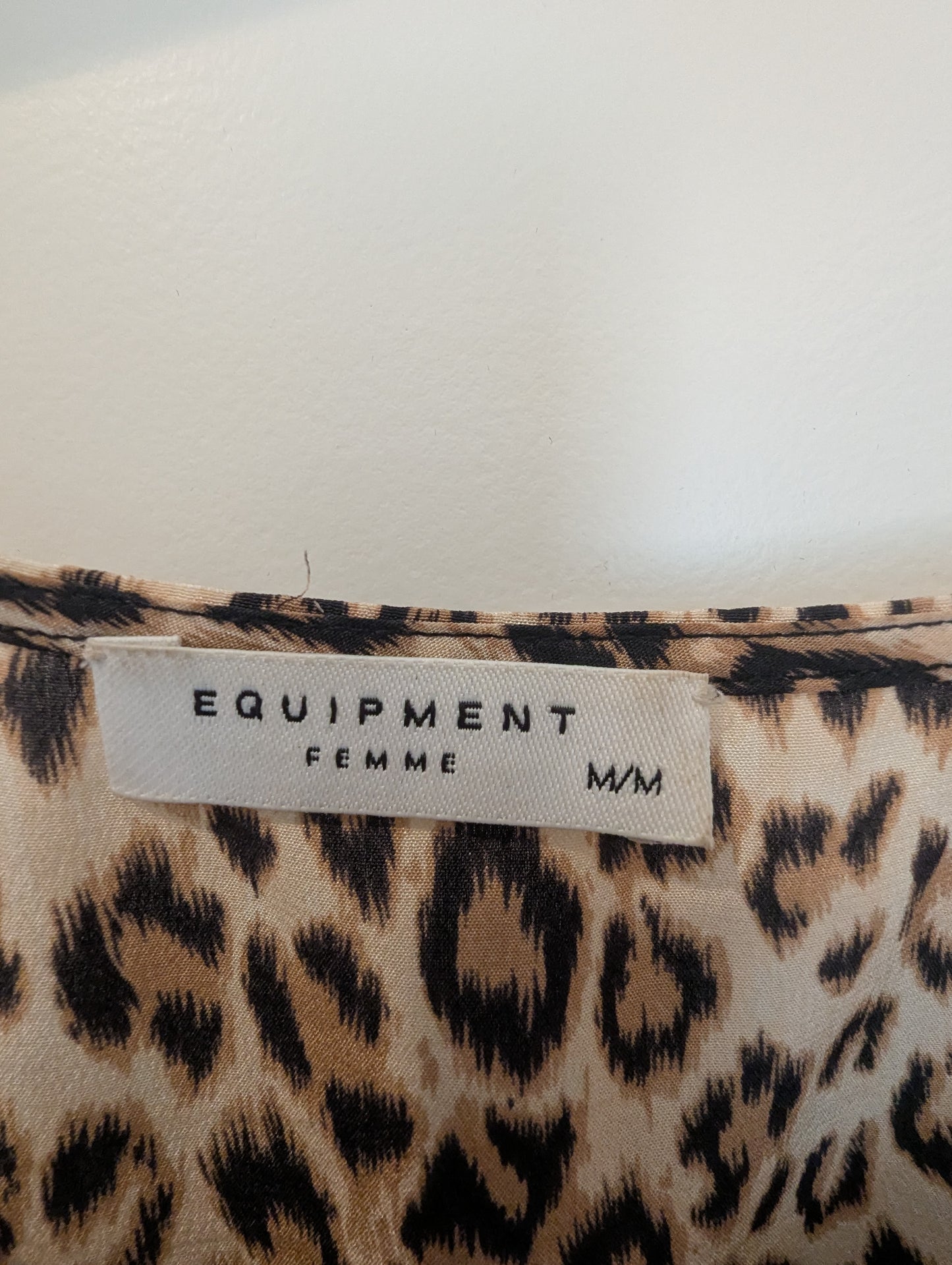 Equipment Layla Leopard Cami Size: M