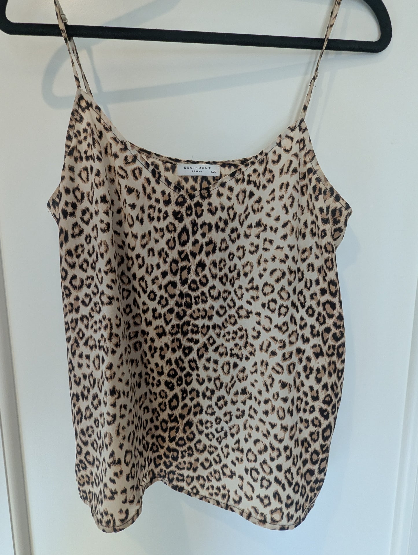 Equipment Layla Leopard Cami Size: M