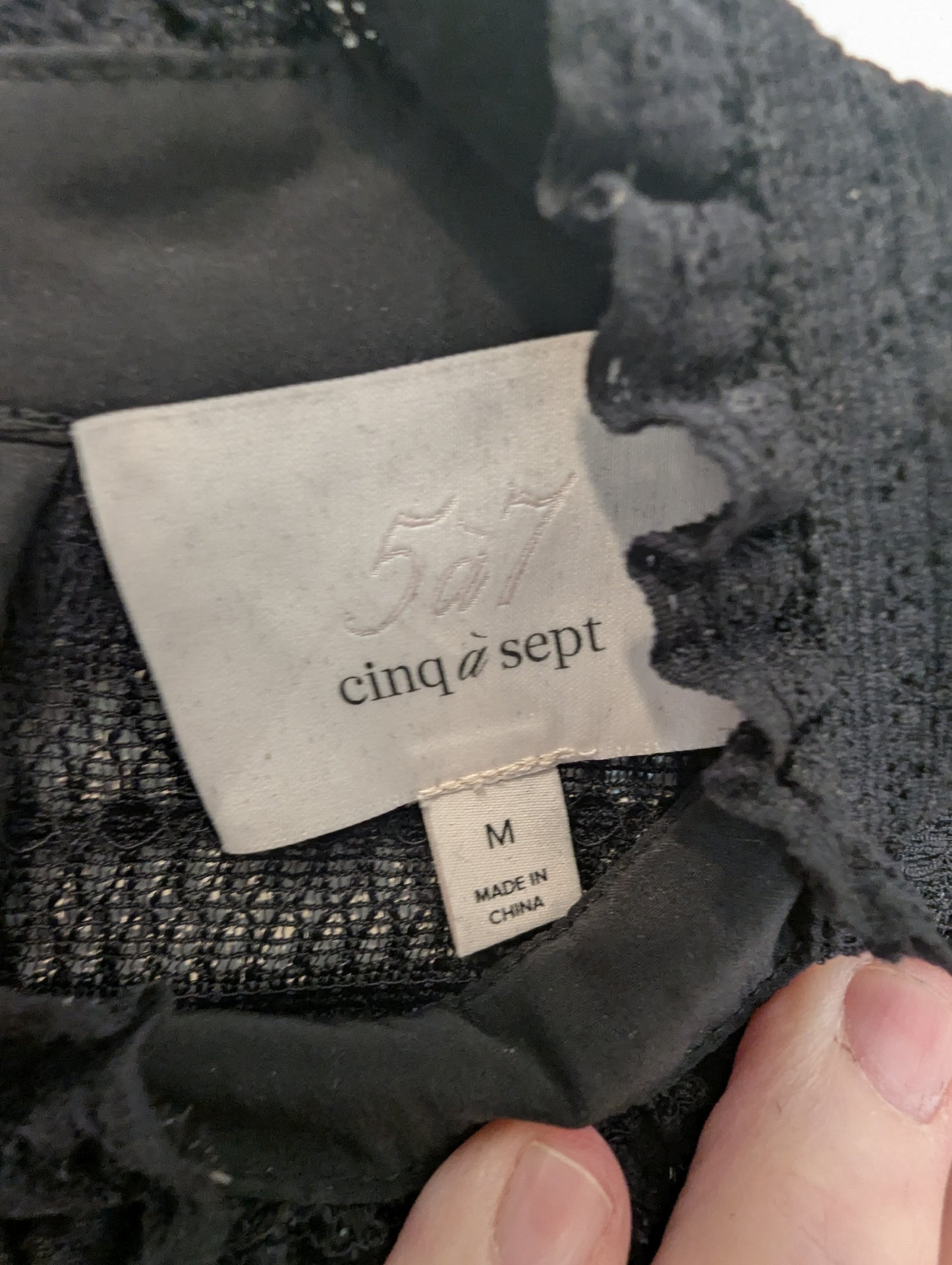 Cinq a Sept Everly Lace Top Size: M