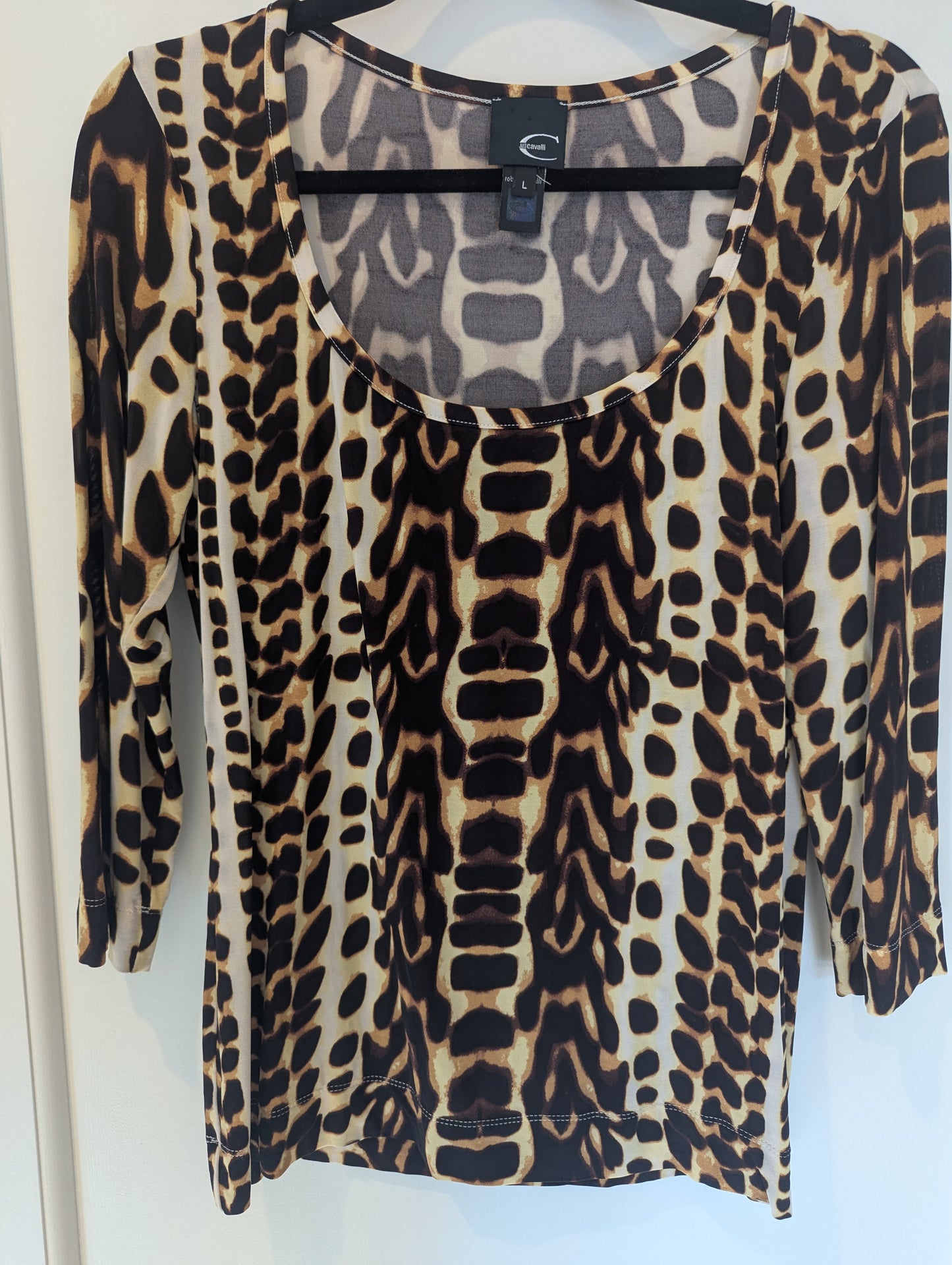 Just Cavalli Leopard Top Size: L