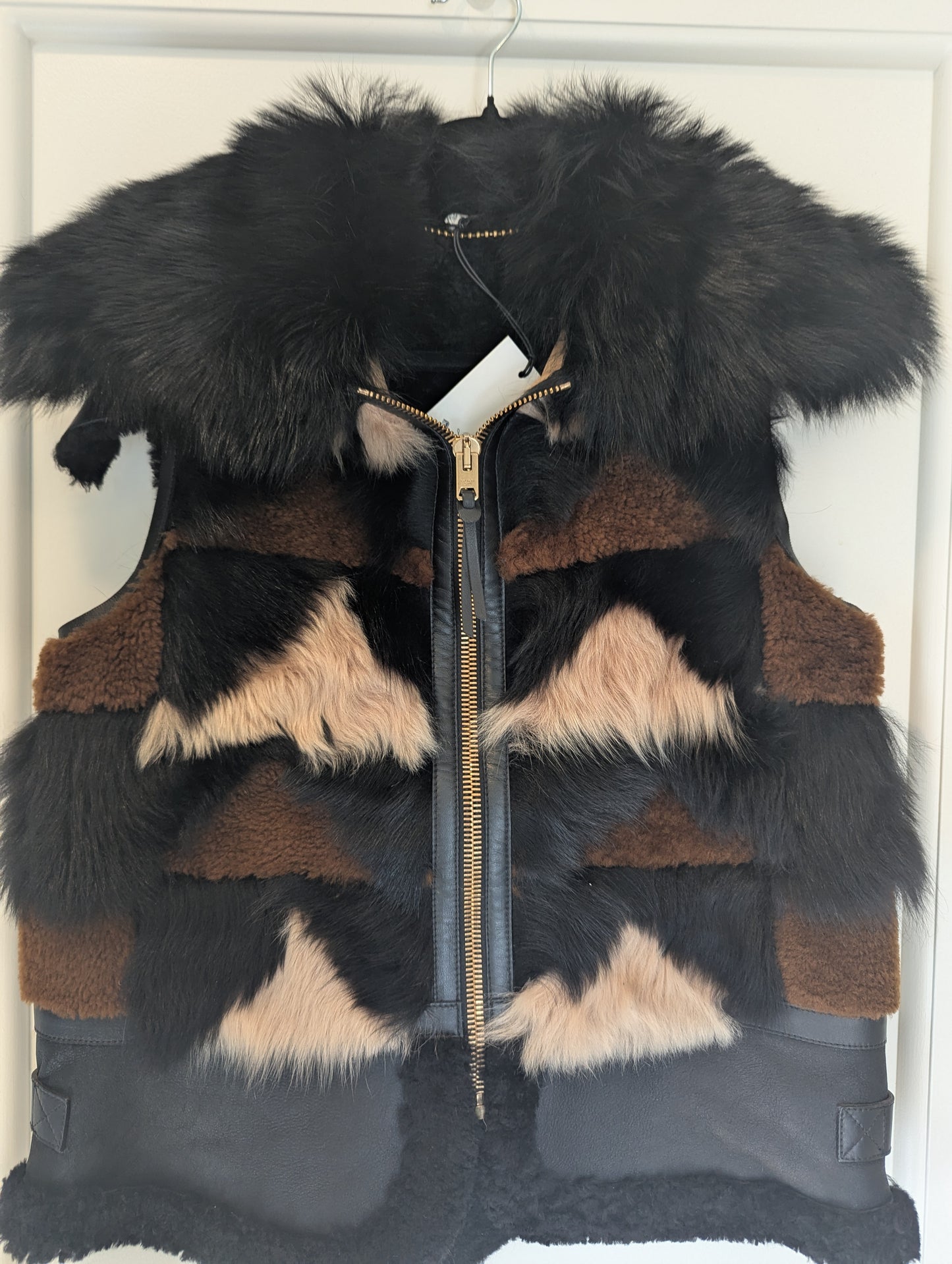 COACH fur Vest Size: S