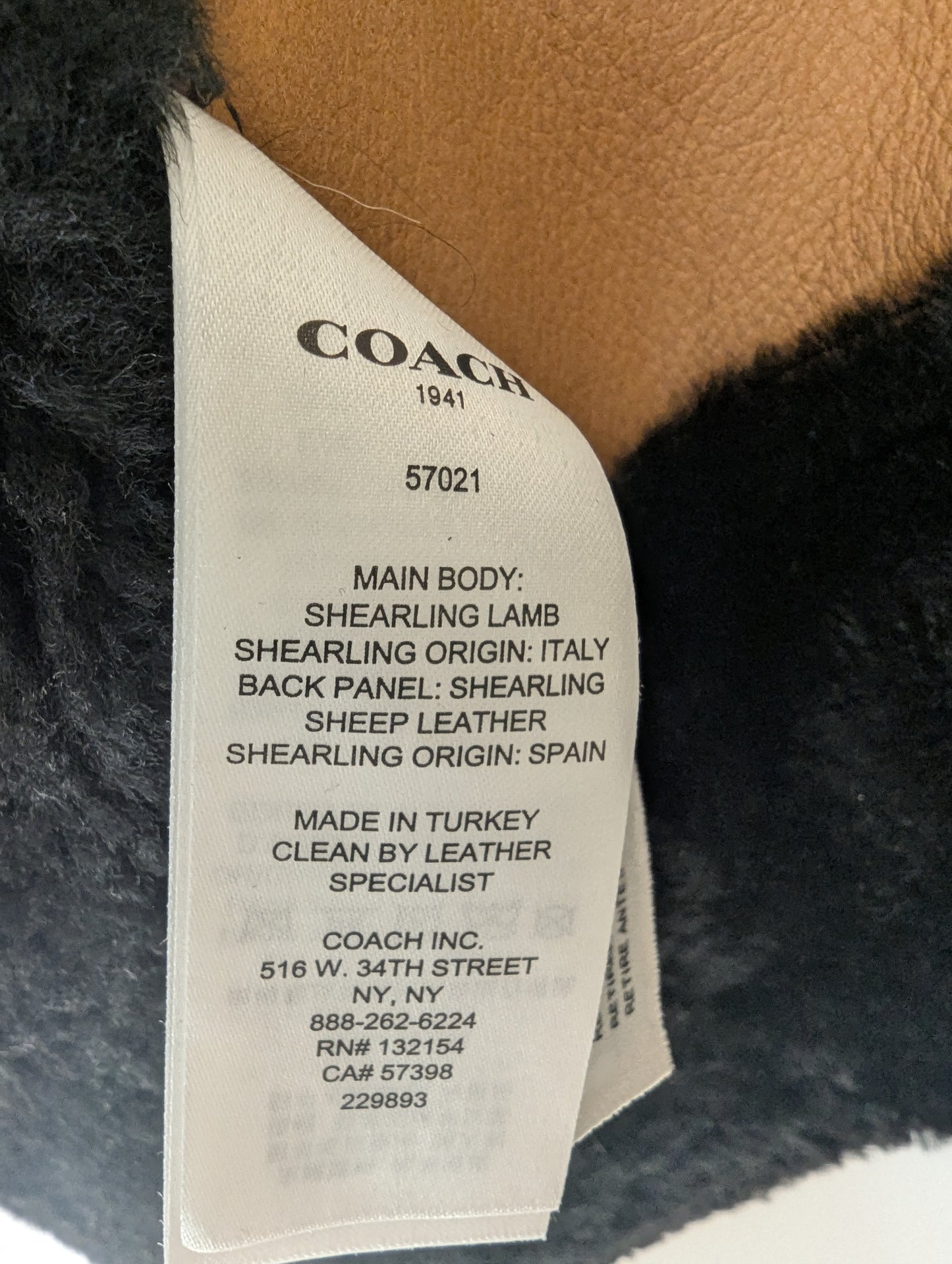 COACH fur Vest Size: S