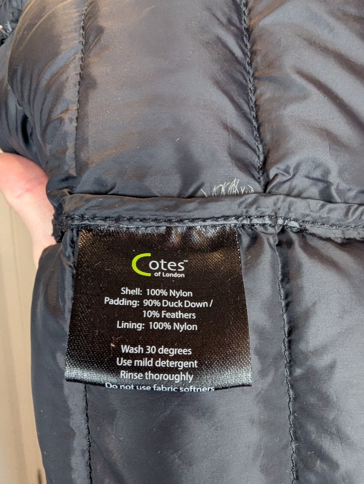 Cotes of London Travel Down Jacket Size: S