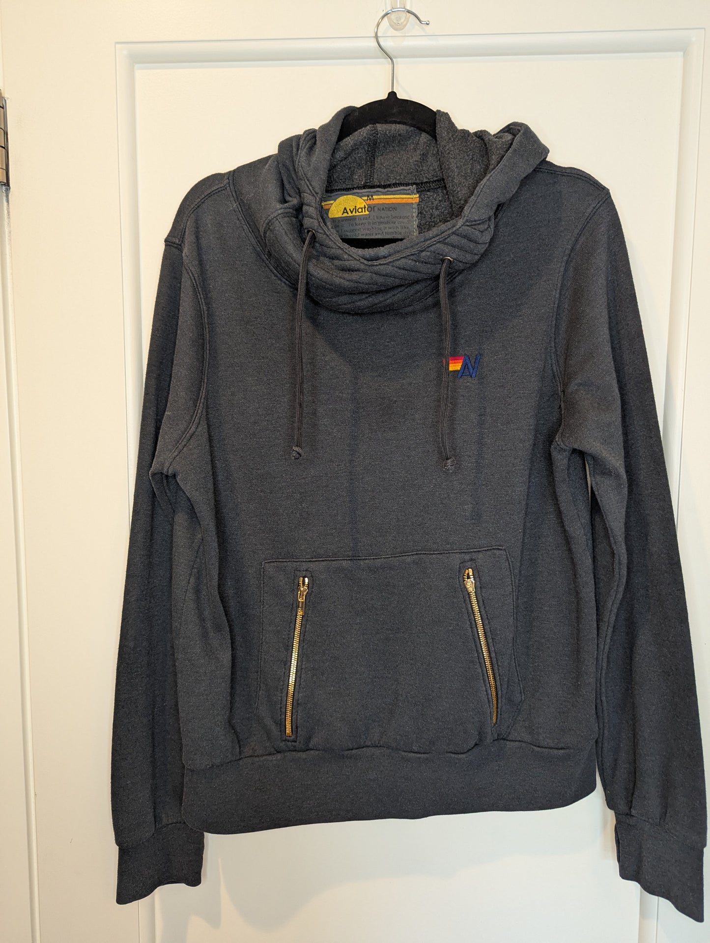Aviator Nation Ninja Pullover Hoodie Size: M