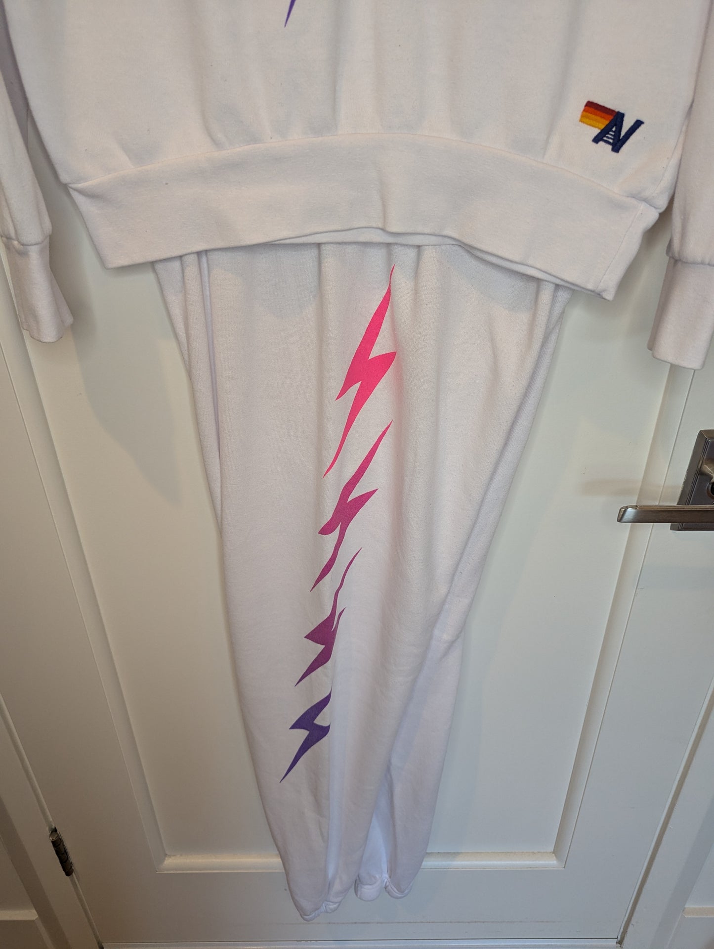 Aviator Nation White Bolt Fade Set Size: S/S