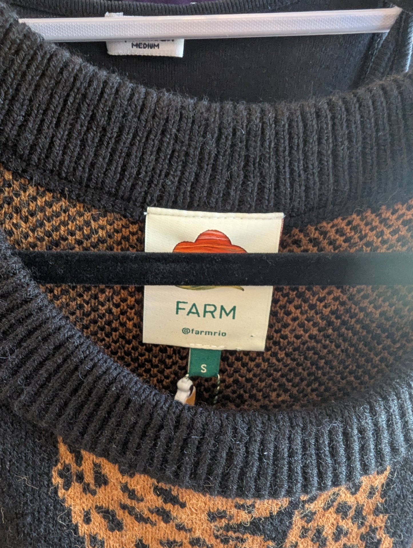 Farm Rio NWT Bananica Sweater Size: S