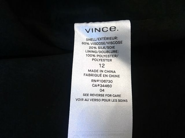 Vince Size: 12 Velvet Blazer
