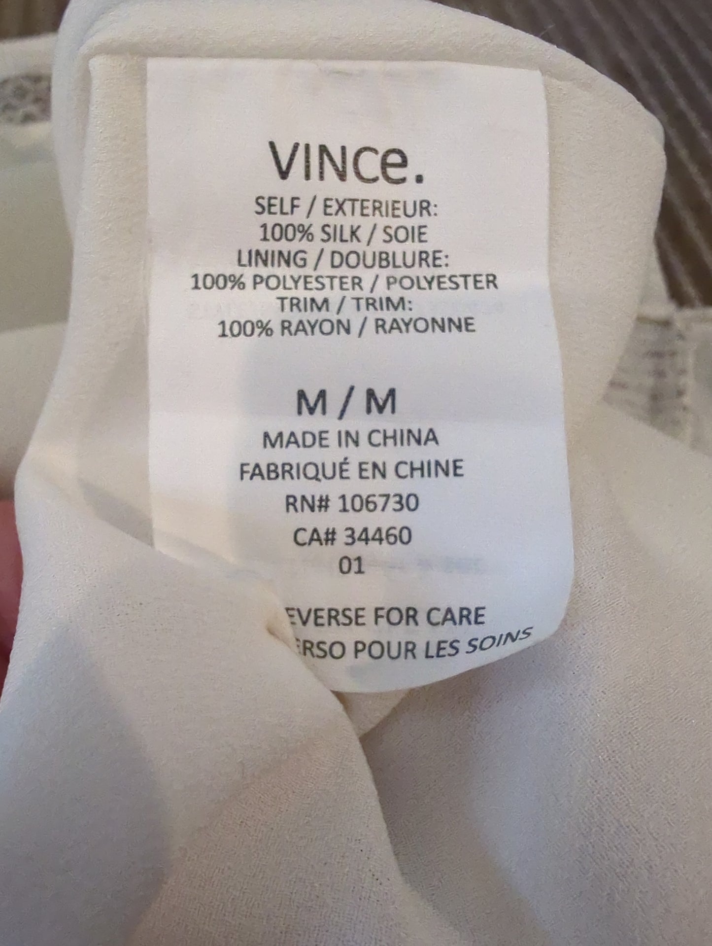 Vince Dress Size: M