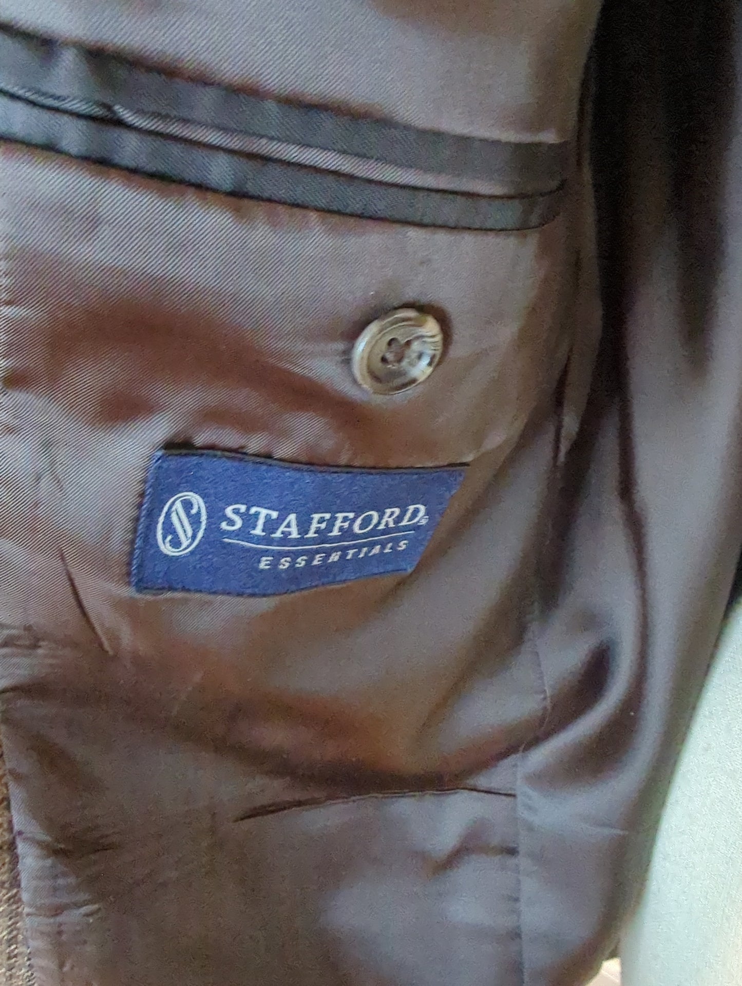 Stafford Checked Blazer Size: L