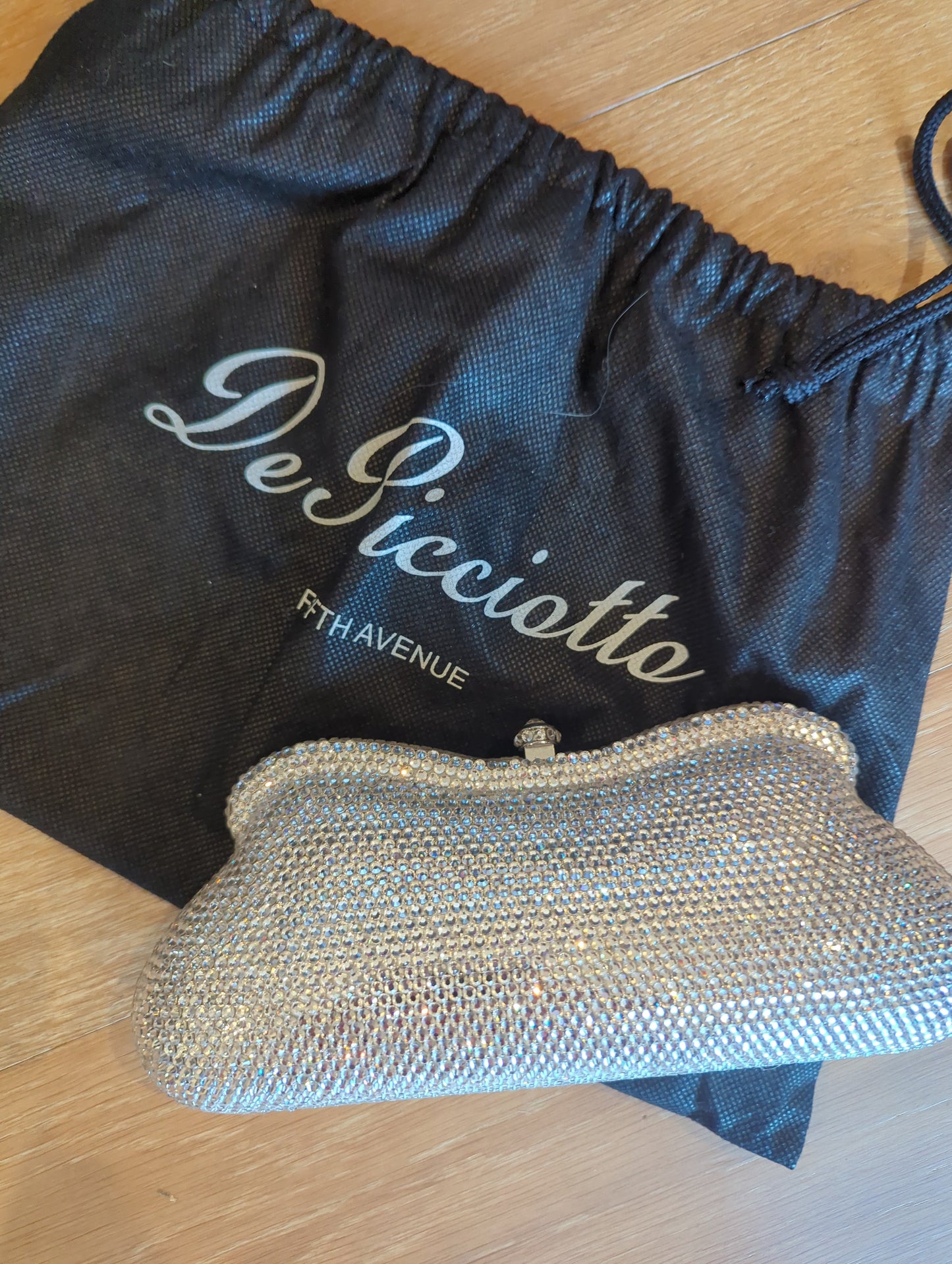 Purse Di Piccootto Rhinestone Evening Bag