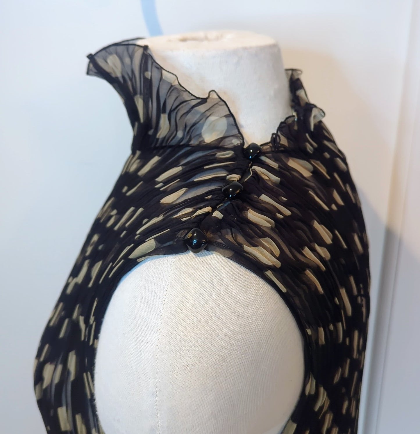 Chanel Chiffon Polka Dot Dress   Size: 8