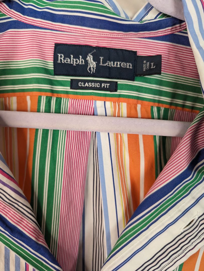 VINTAGE Ralph Lauren  Size: L Button Down