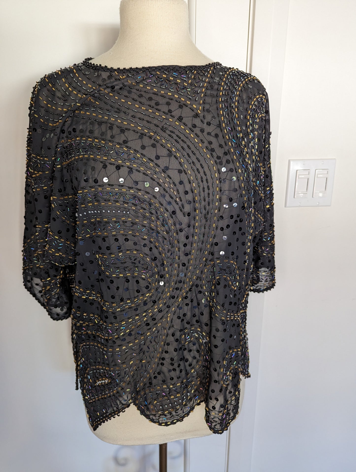 VINTAGE Princess Cruise Size: M Beaded Top