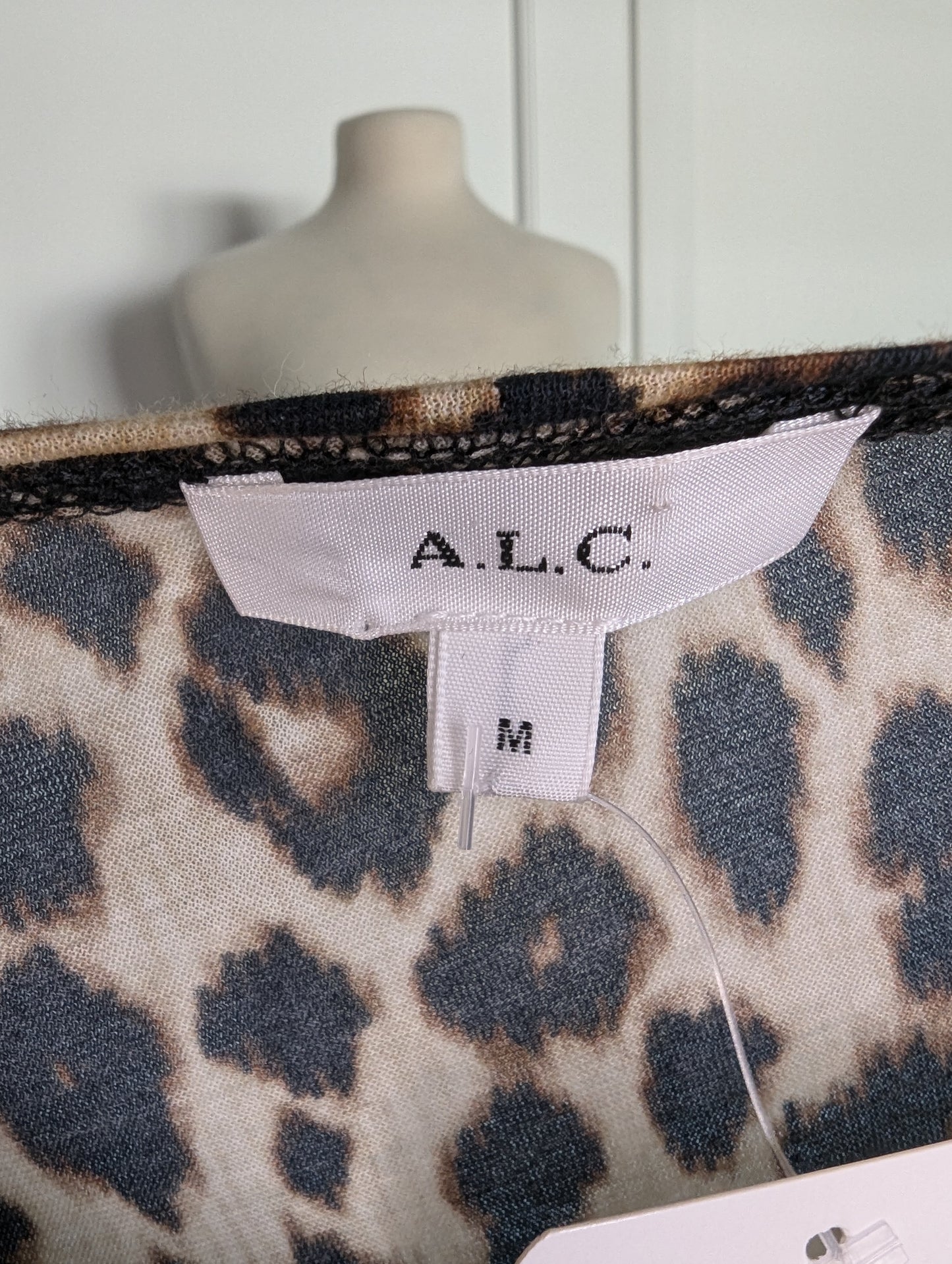 A.L.C. Size: M Leopard Karlie Top