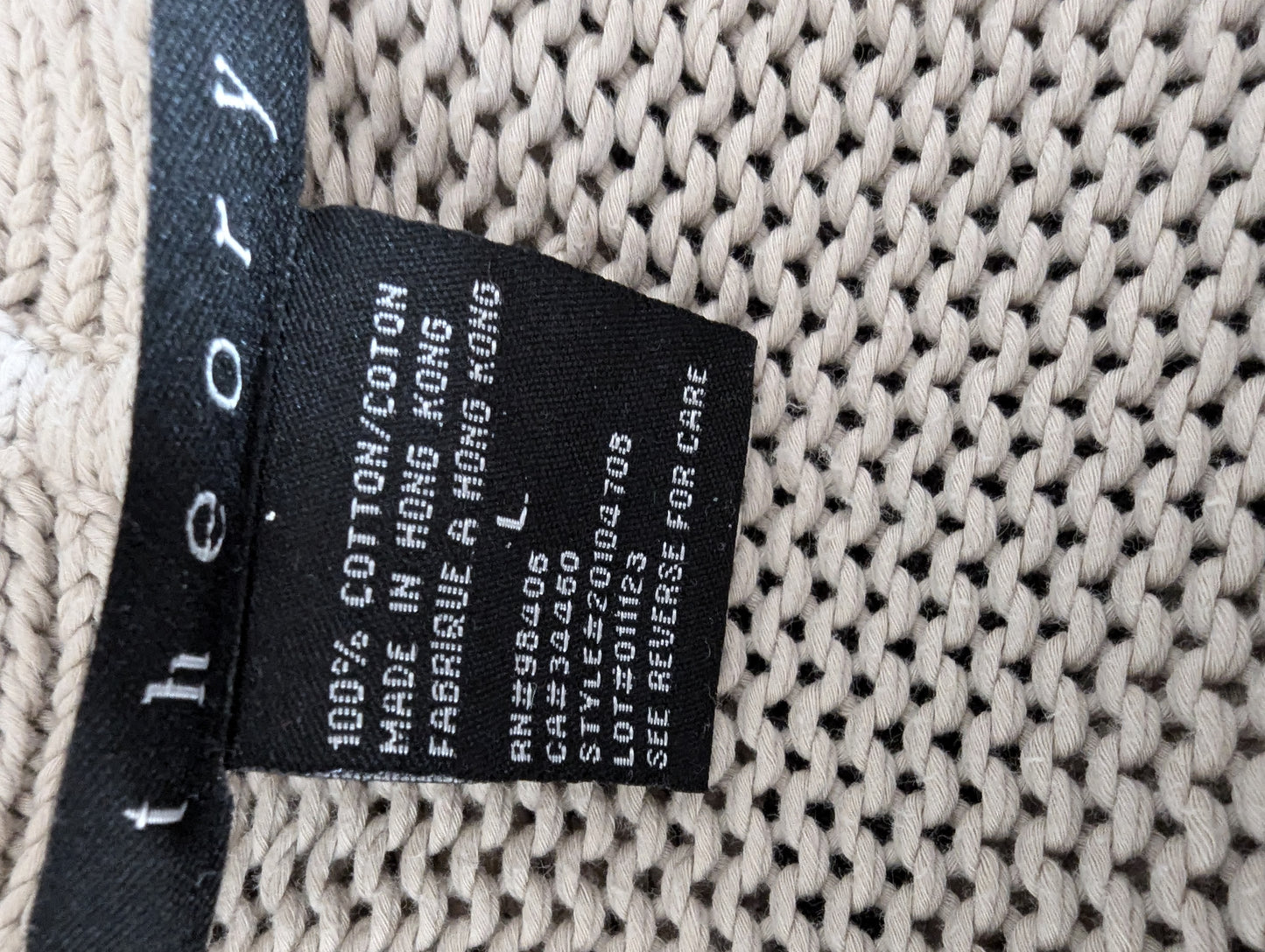 Theory Cardigan  Size: L
