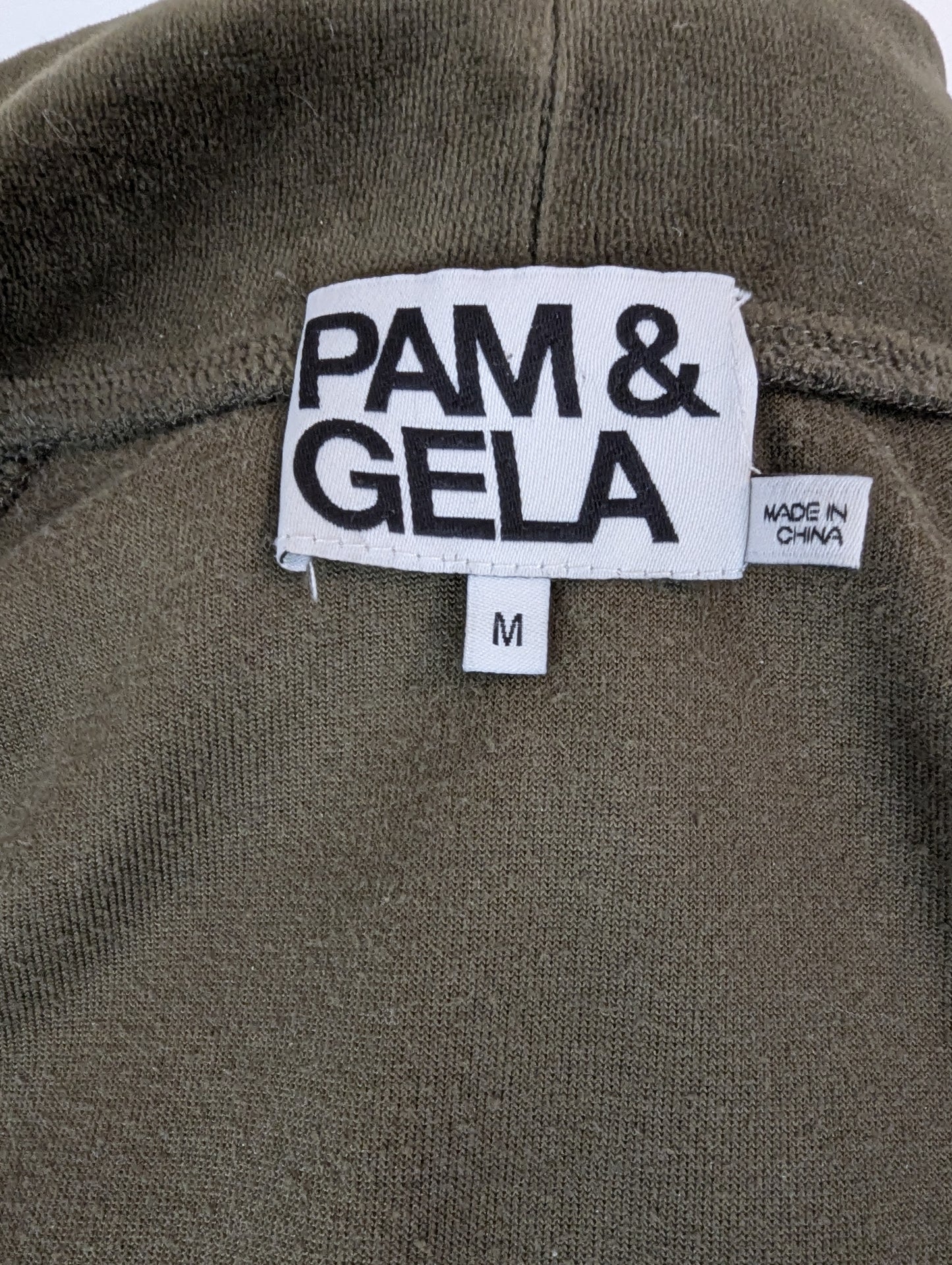 Pam & Gela Zip up Hoodie Size: M