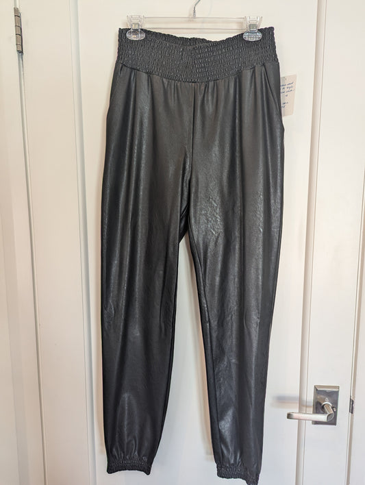 Commando Faux Leather Jogger Size: L