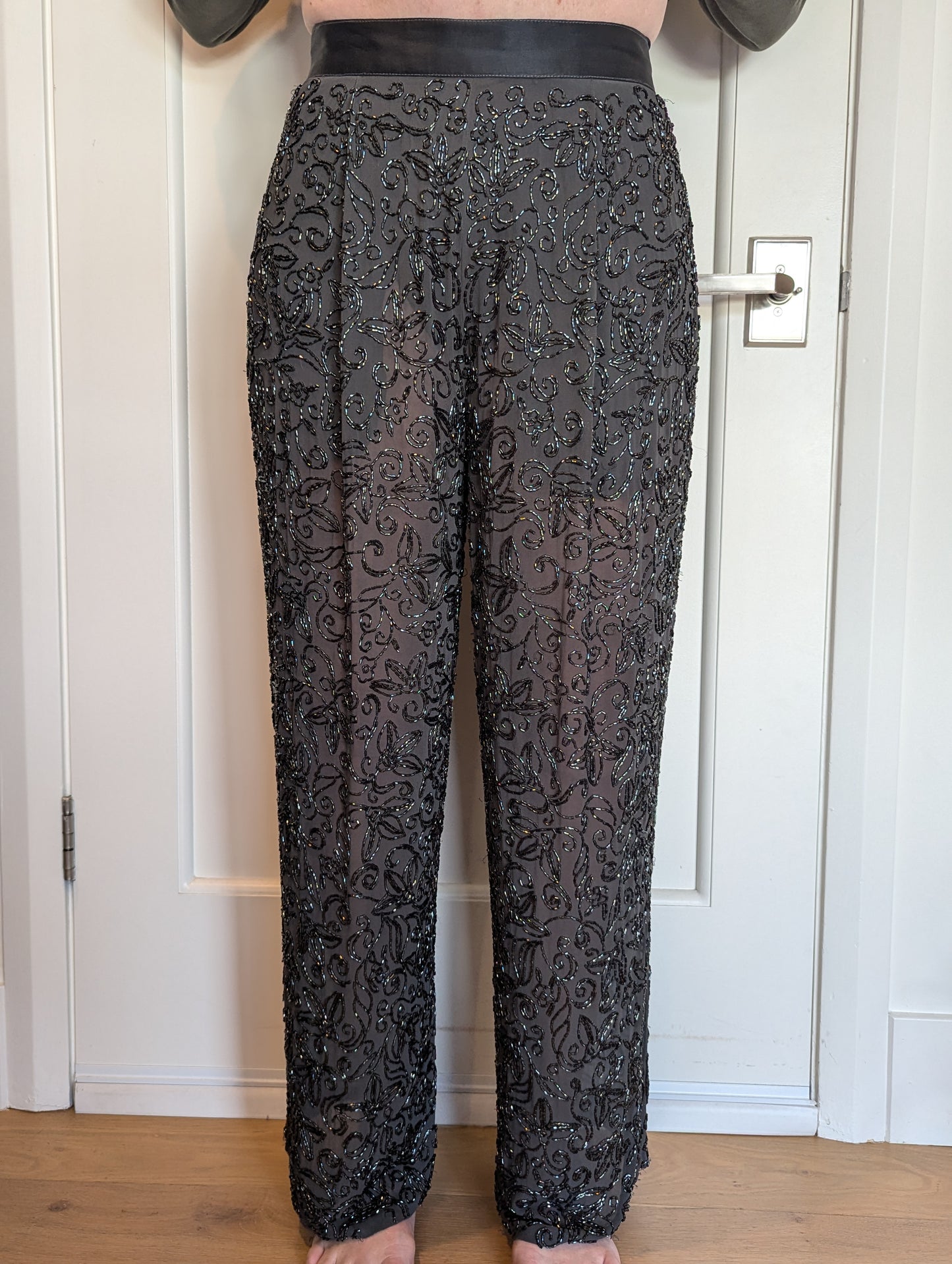 Emanuel Size 6 Beaded Trouser