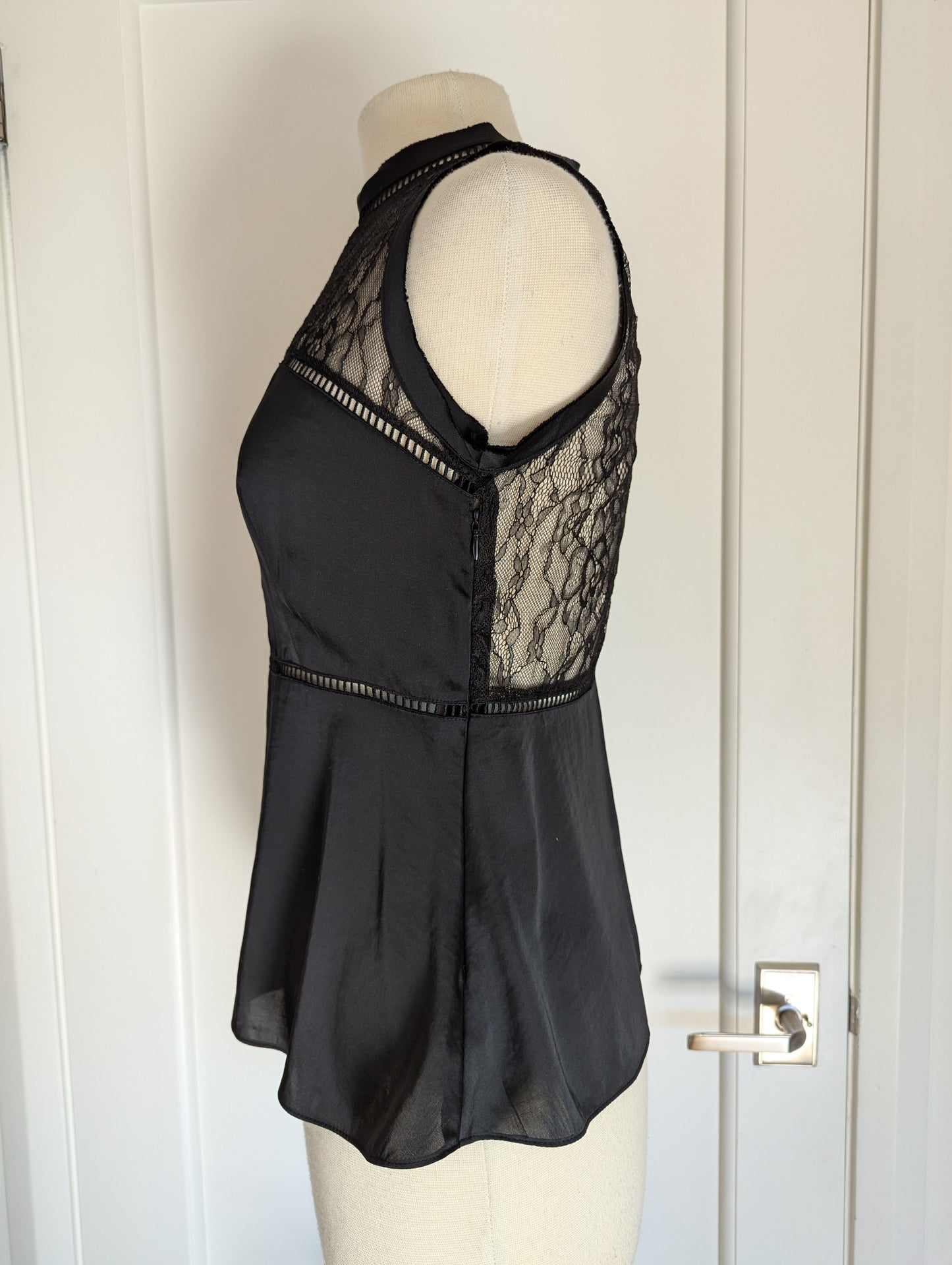 Zara Satin & Lace Size: M Top