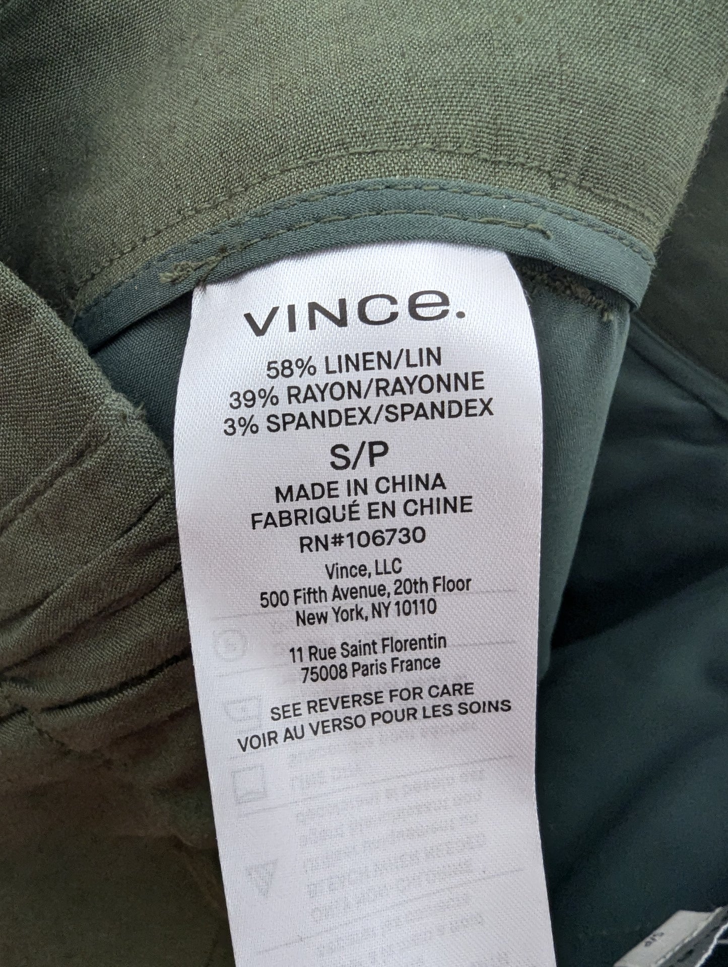 Vince Size: S Pant