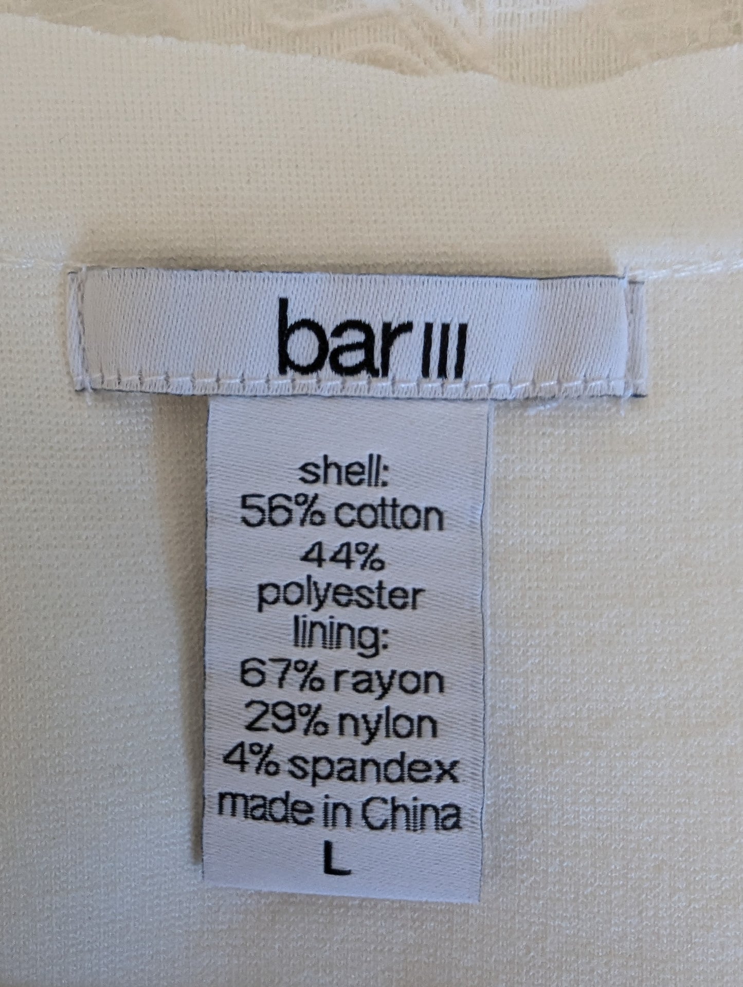 Bar III Size: L