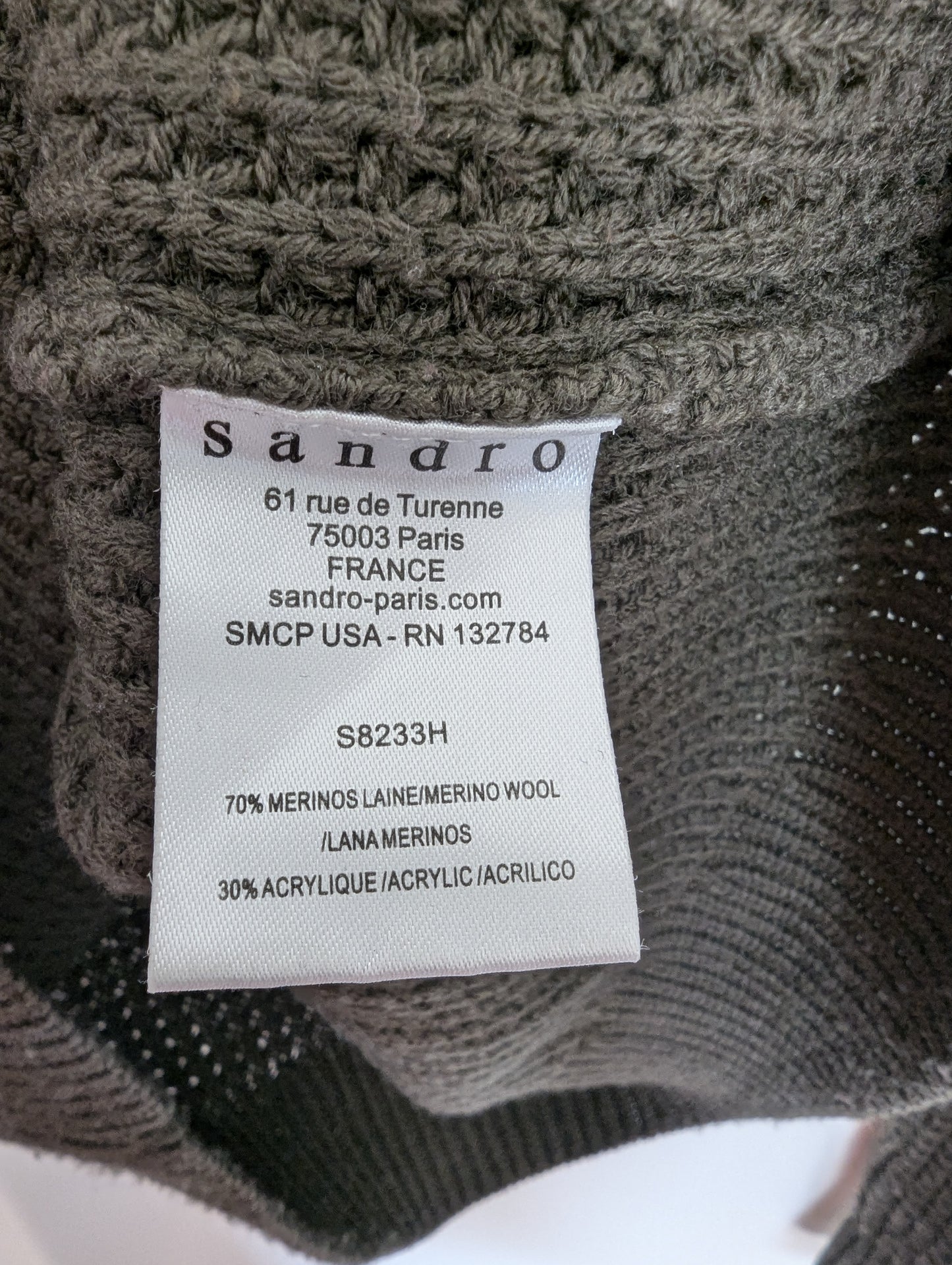 Sandro Sweater Size: 3/L