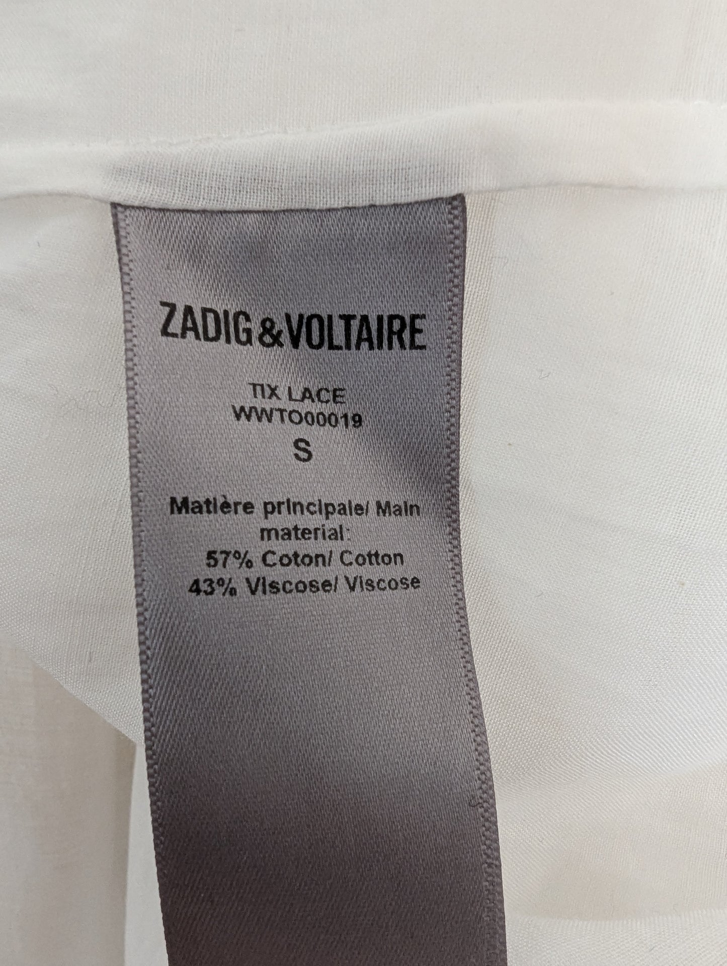 Zadig & Voltaire Tix Tunic Size: S