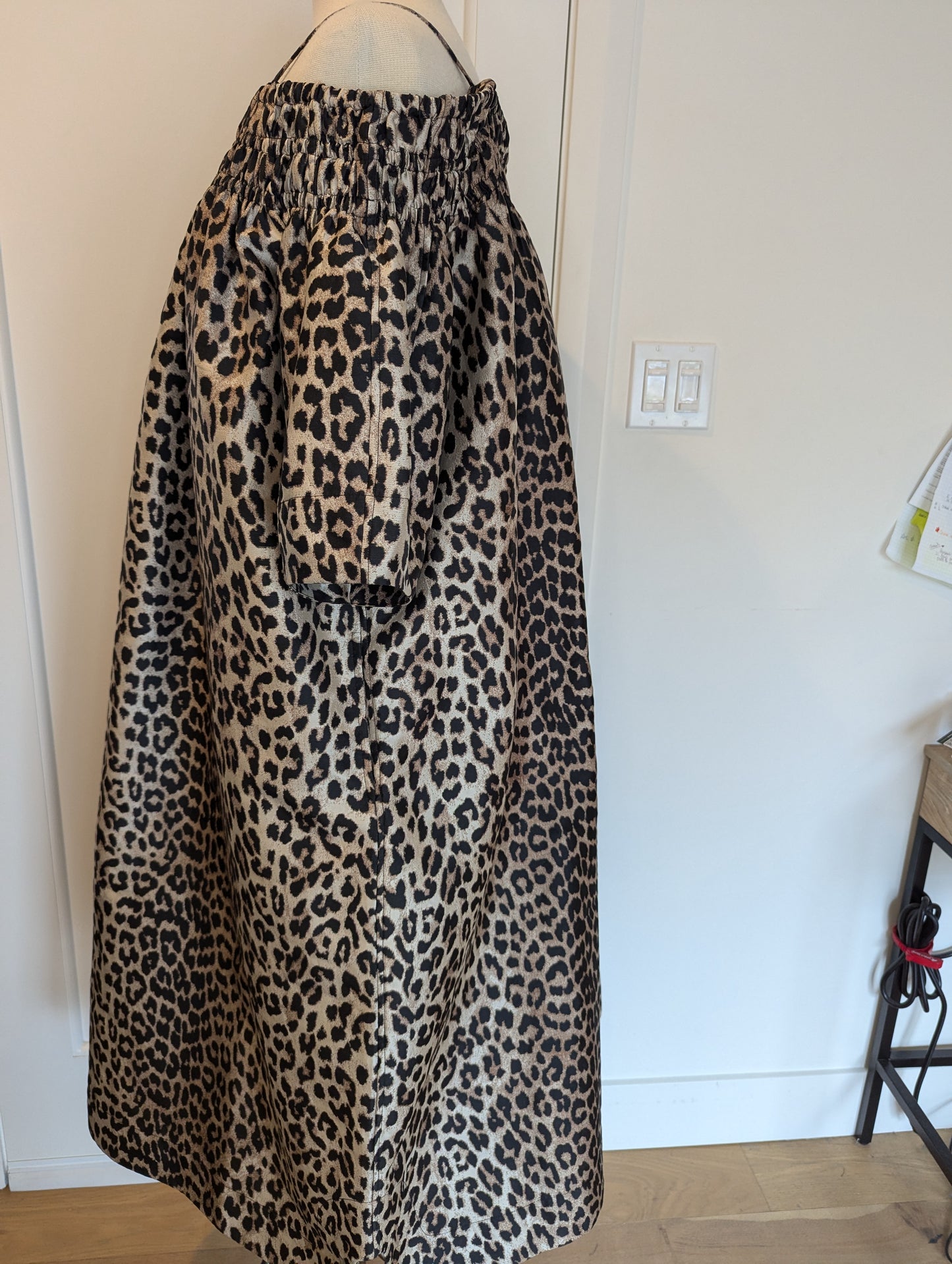 Ganni Leopard Dress Size: S/M