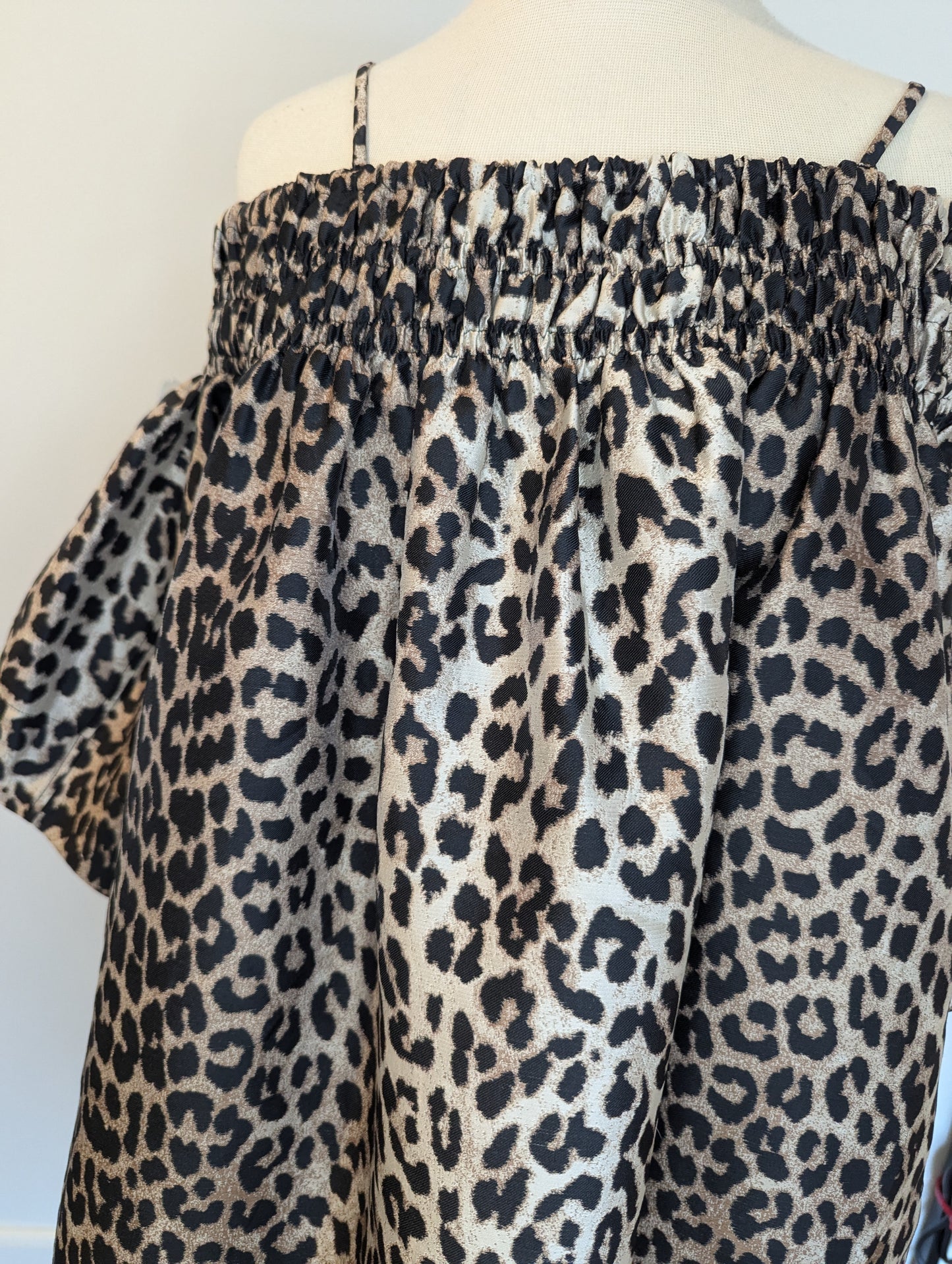 Ganni Leopard Dress Size: S/M