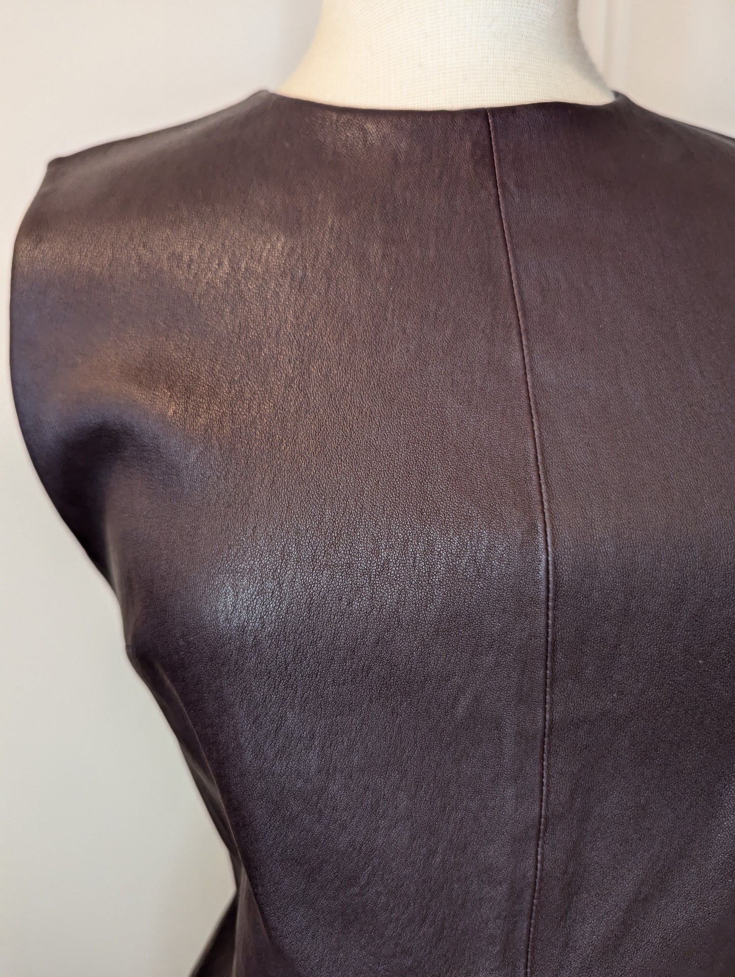 Vince Leather Dress Size: 10