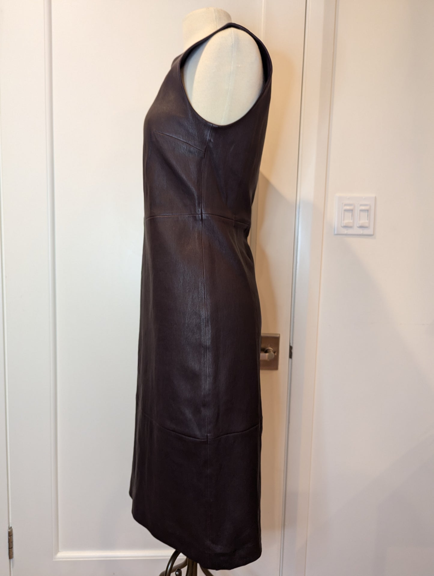 Vince Leather Dress Size: 10