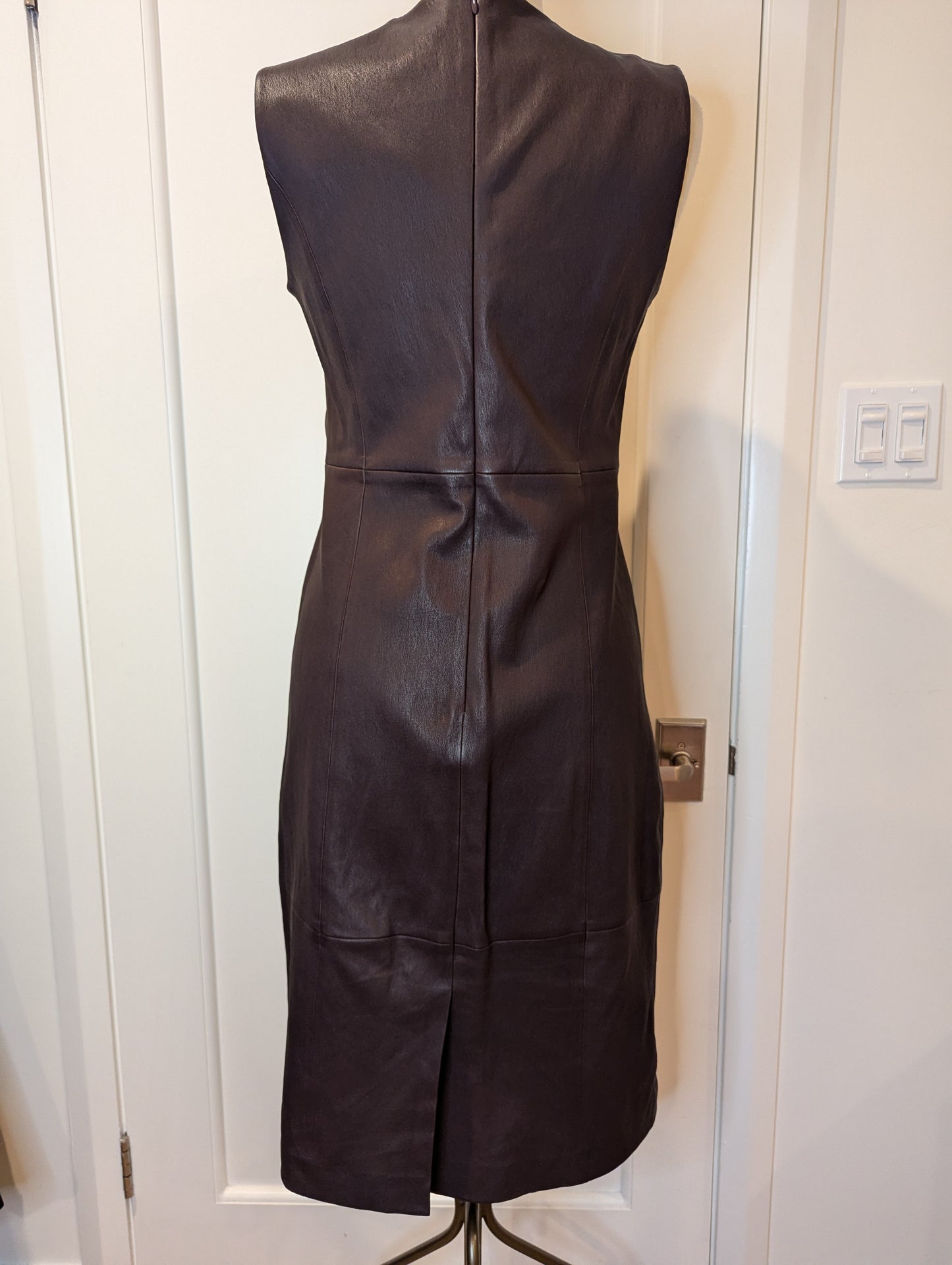 Vince Leather Dress Size: 10