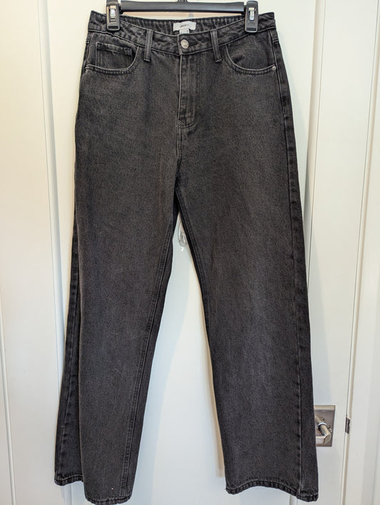 Forever 21 Hi Waist Wide Leg Jeans Size: 26