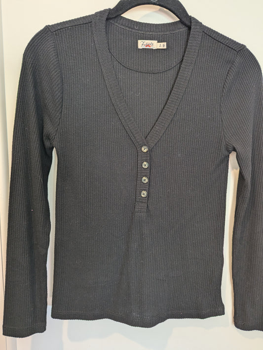 Faherty Legend Rib Henley Size: XS