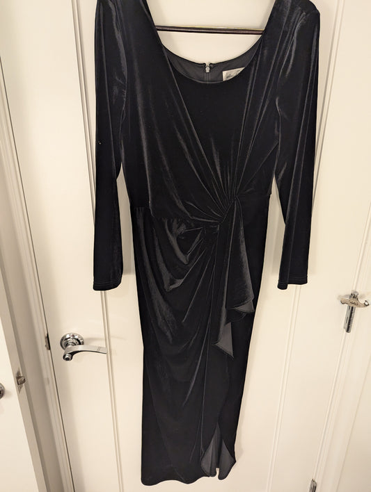 Jeffrey & Dara Velvet Dress Size: 14