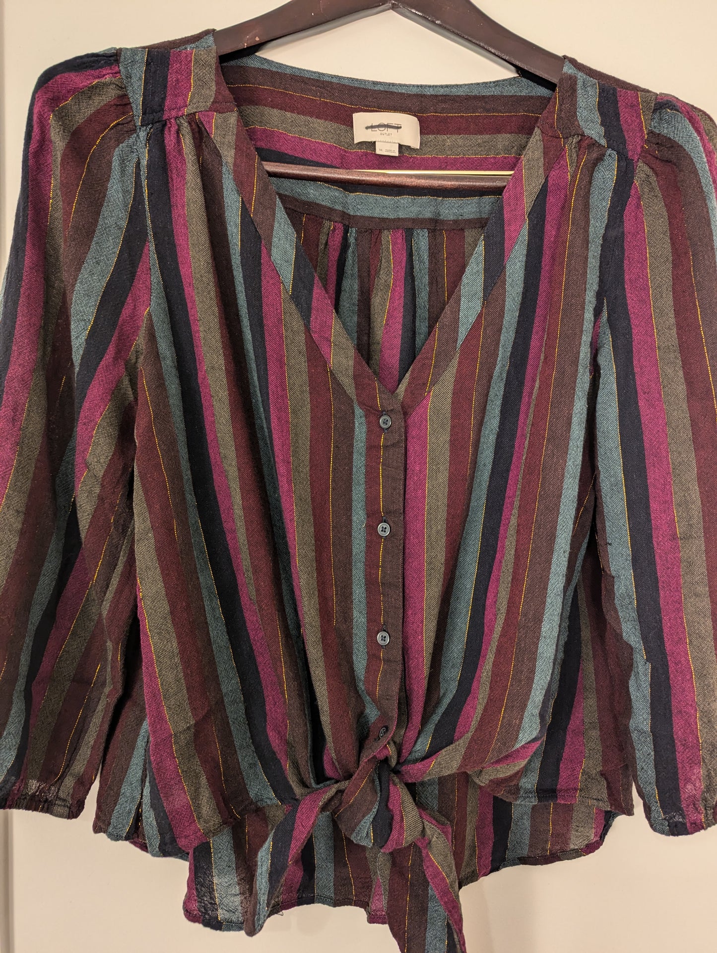 AnnTaylor Loft Blouse Size: M