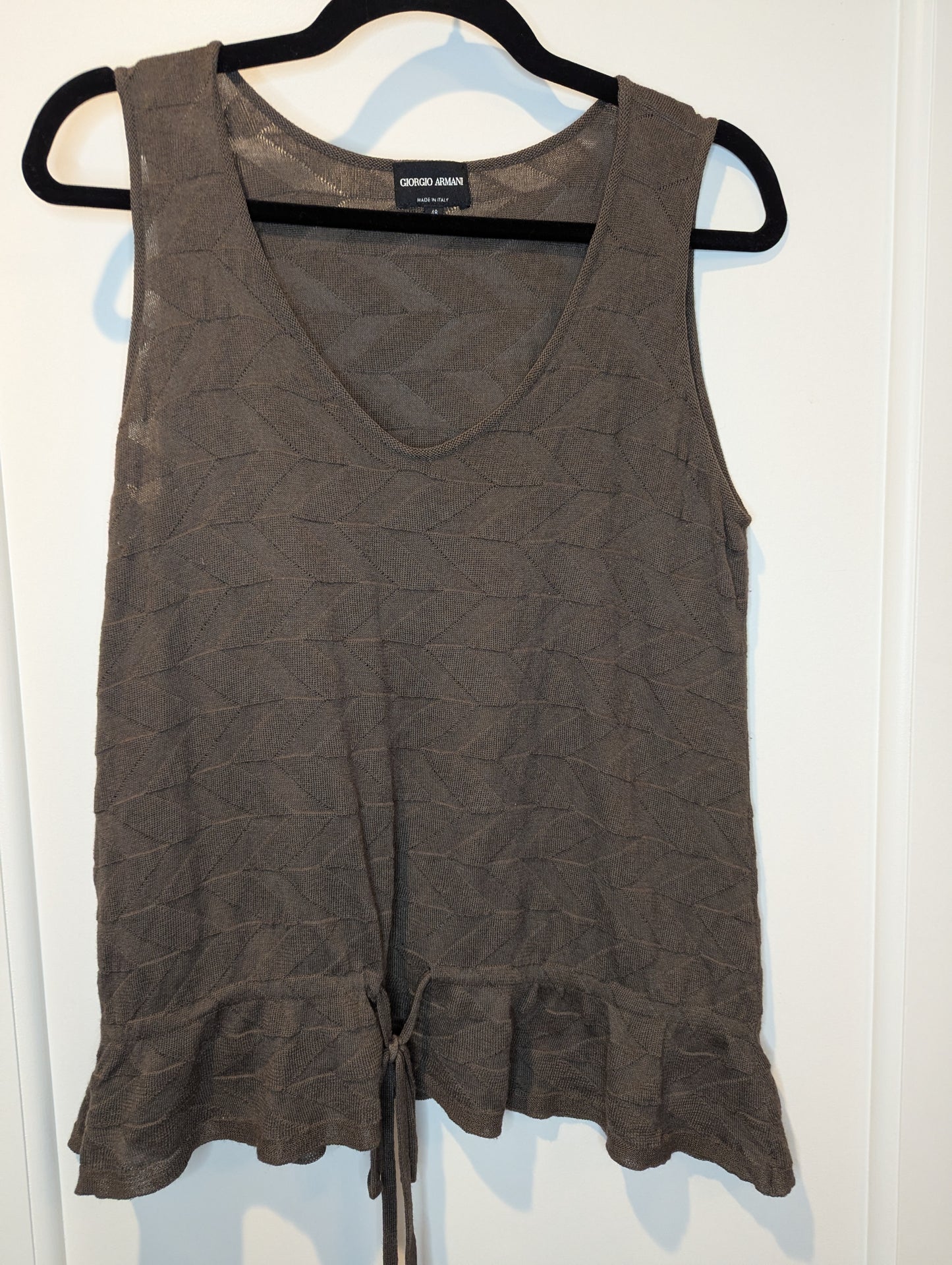 Giorgio Armani Tank Size:48/10