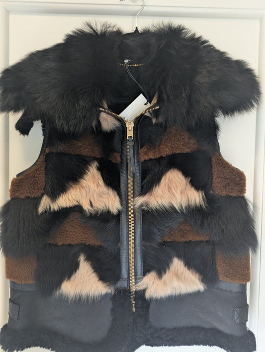 COACH fur Vest Size: S