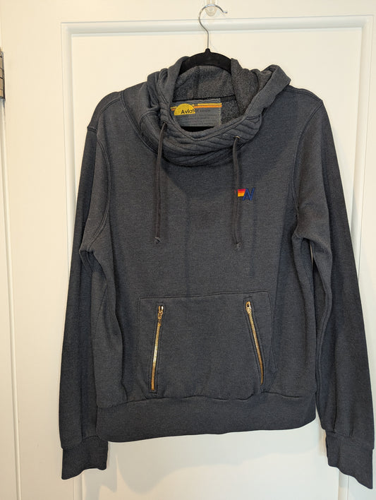 Aviator Nation Ninja Pullover Hoodie Size: M
