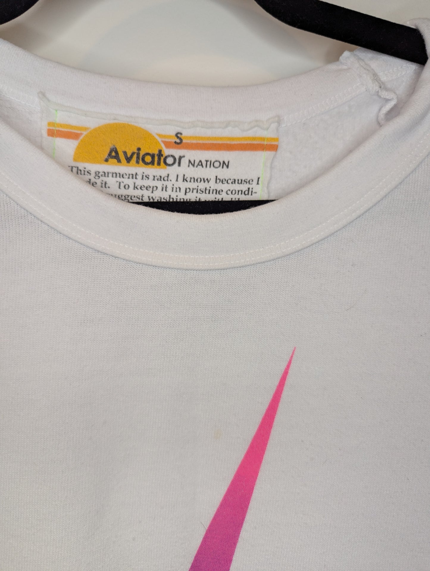 Aviator Nation White Bolt Fade Set Size: S/S